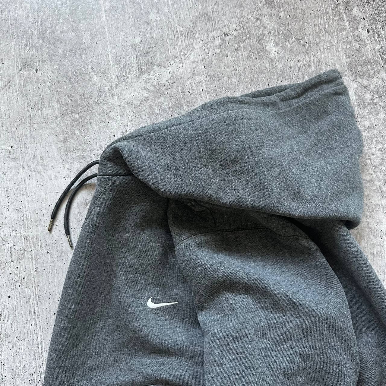 Nike × Vintage Vintage Nike Boxy y2k Black Perfect Fit Boxy Baggy Hoodie Size US S / EU 44-46 / 1 - 6 Thumbnail