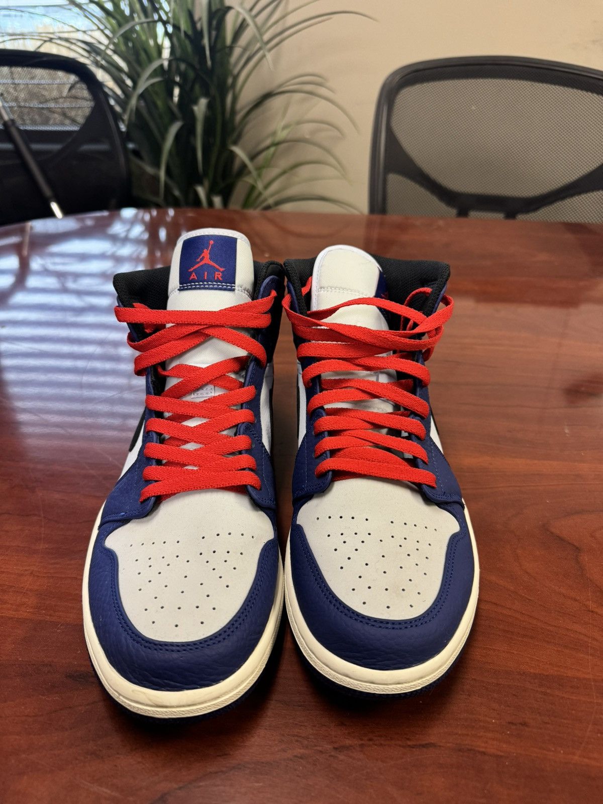 Jordan Brand Jordan 1 Mid Deep Royal Blue Size US 11 / EU 44 - 4 Thumbnail