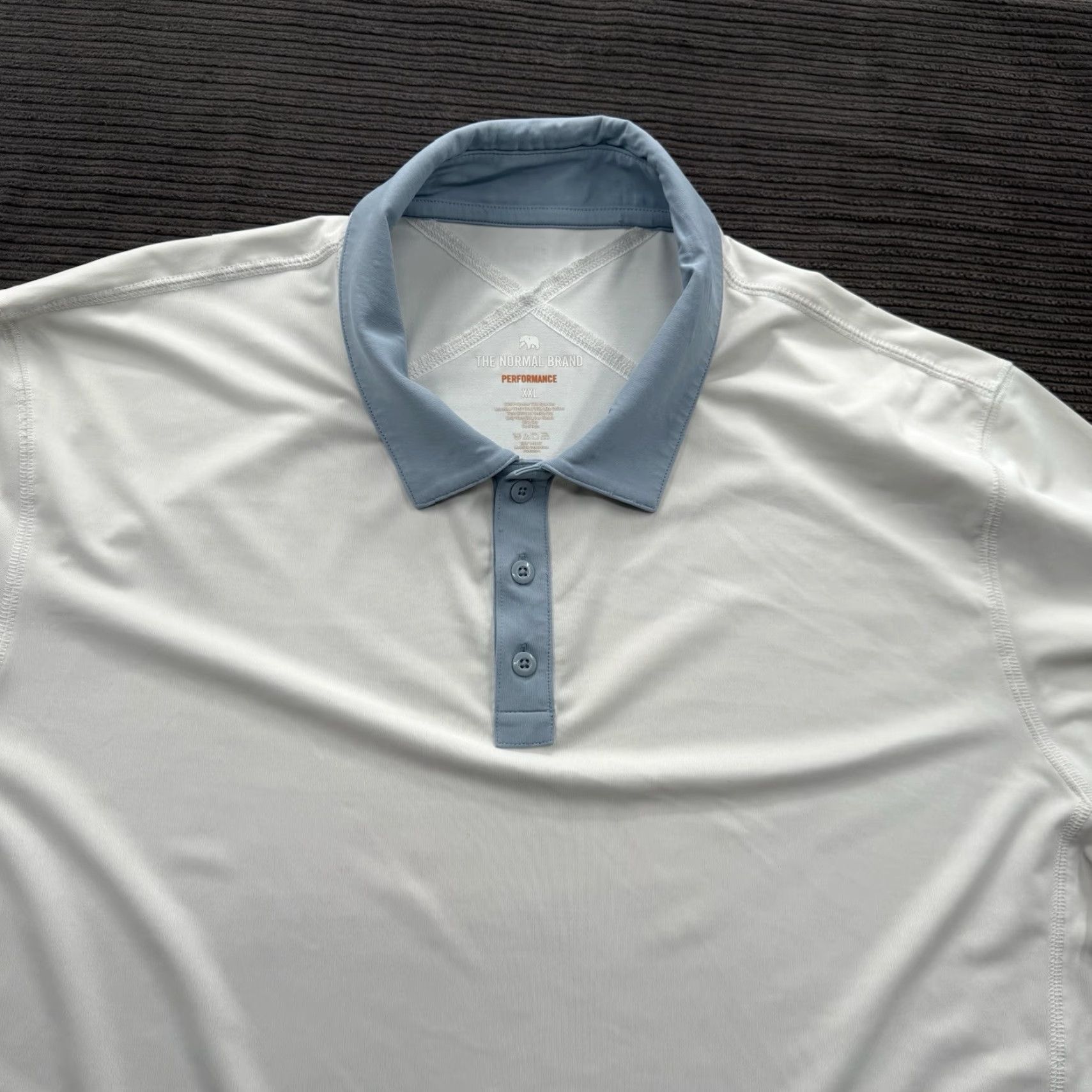 Vintage VINTAGE The Normal Brand Polo Shirt Men 2XL White Polyester Golf Shirt Size US XXL / EU 58 / 5 - 8 Thumbnail