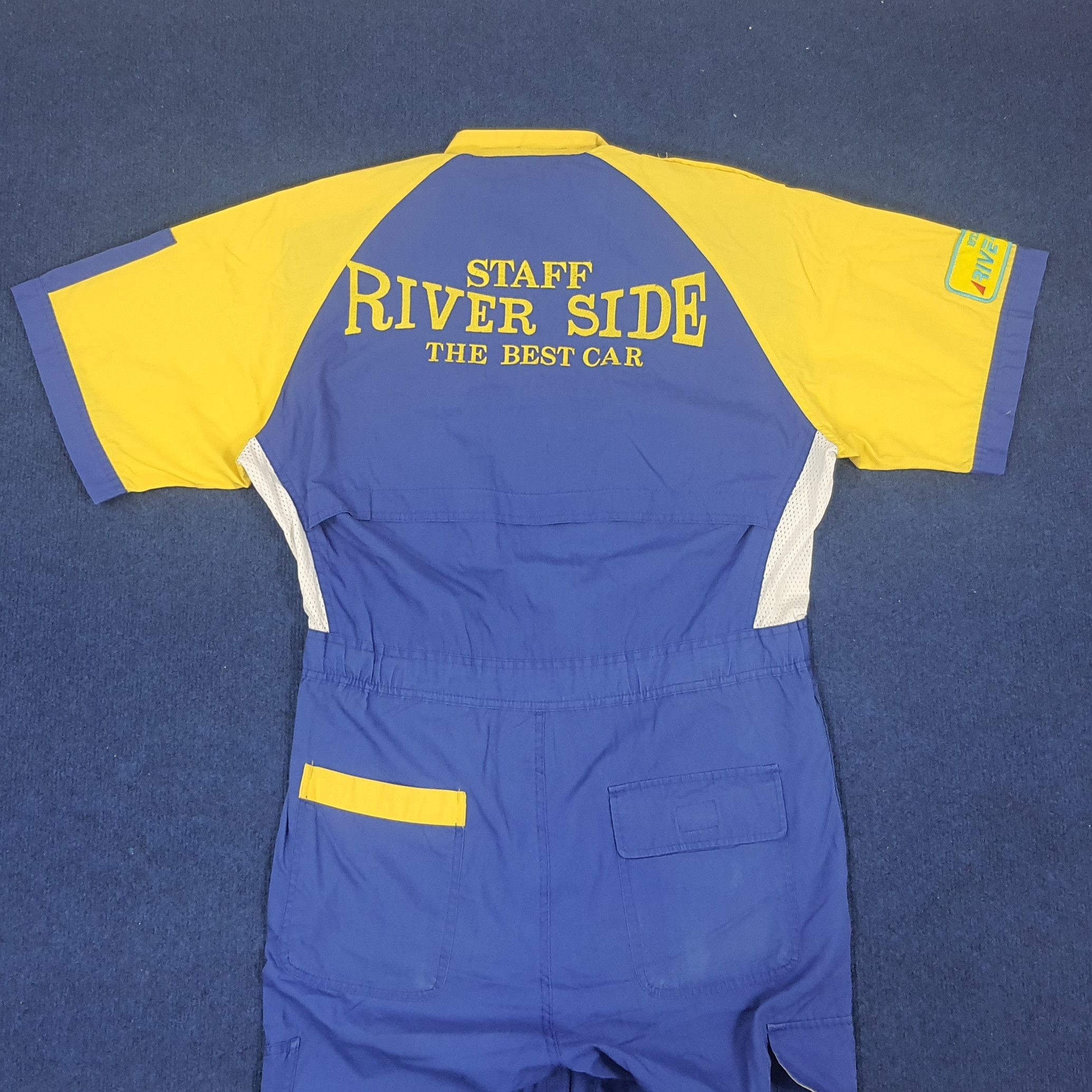 Vintage Vintage River Side Staff Racing Workwear Coverall Size US M / EU 48-50 / 2 - 1 Thumbnail
