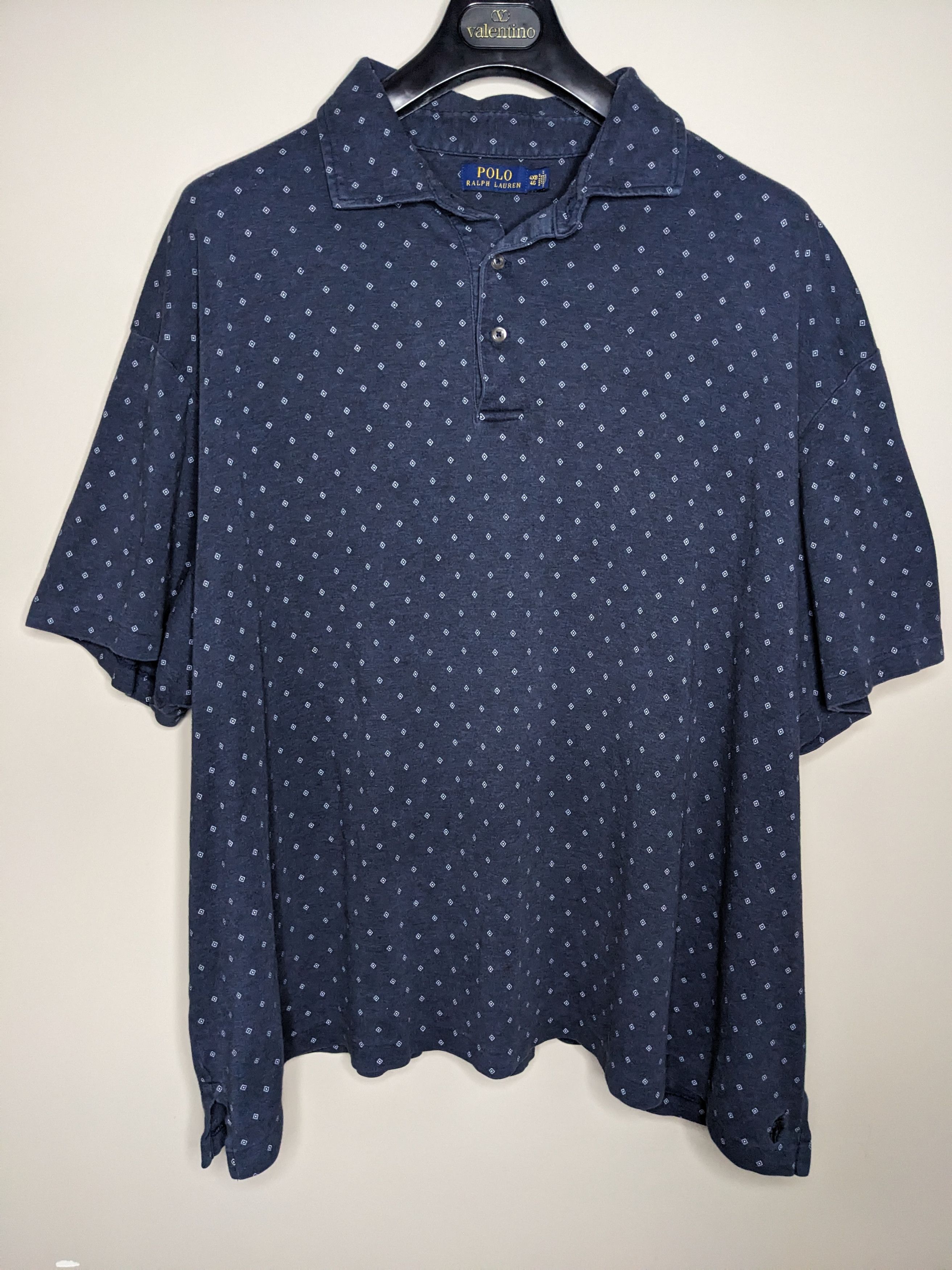 Polo Ralph Lauren Polo Ralph Lauren Geometric Shirt Mens Size 4XB Small Pony Size US XXL / EU 58 / 5 - 1 Thumbnail