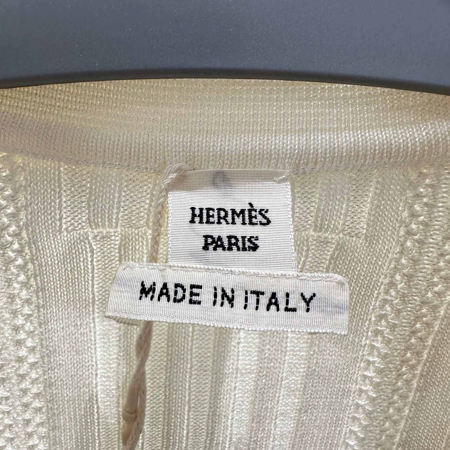Hermes Hermes Jacquard Polo Knit Short Sleeve Silk 40 Size M / US 6-8 / IT 42-44 - 3 Thumbnail