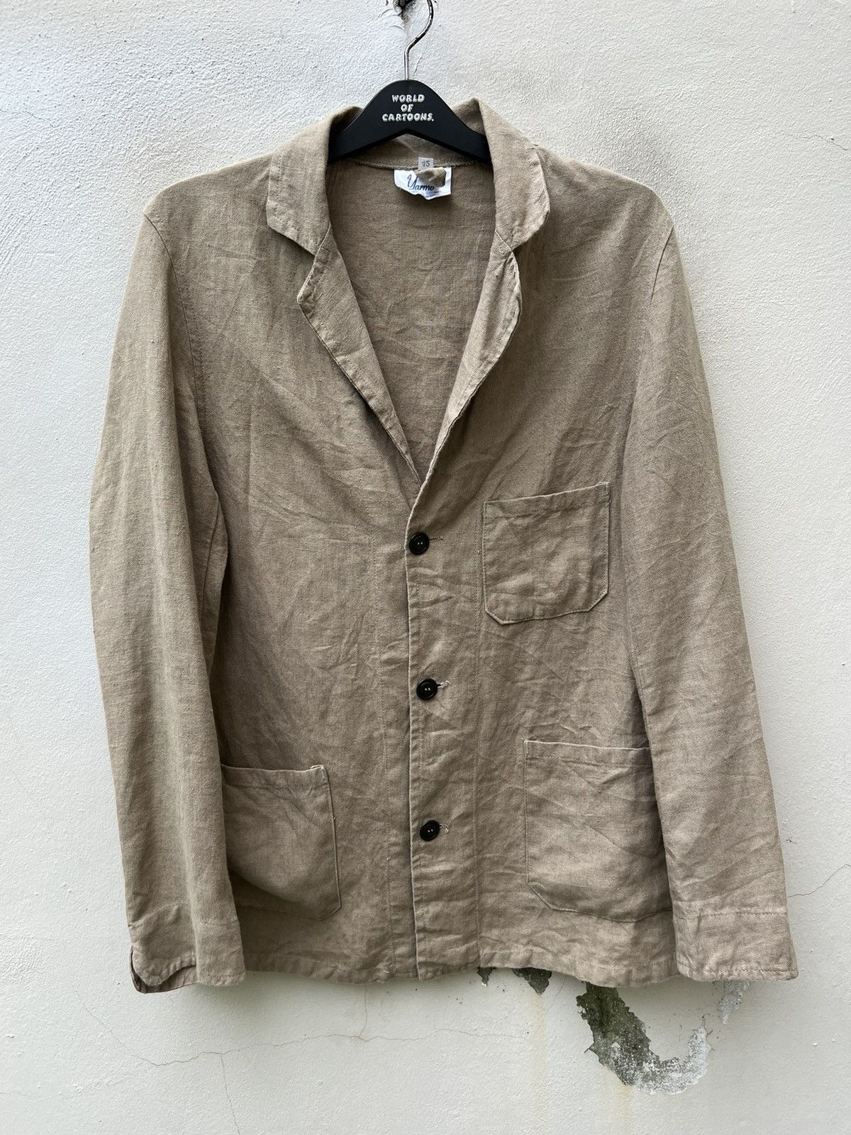 Vintage Vintage Yarmo England 100% Linen Work Jacket Size US M / EU 48-50 / 2 - 6 Thumbnail