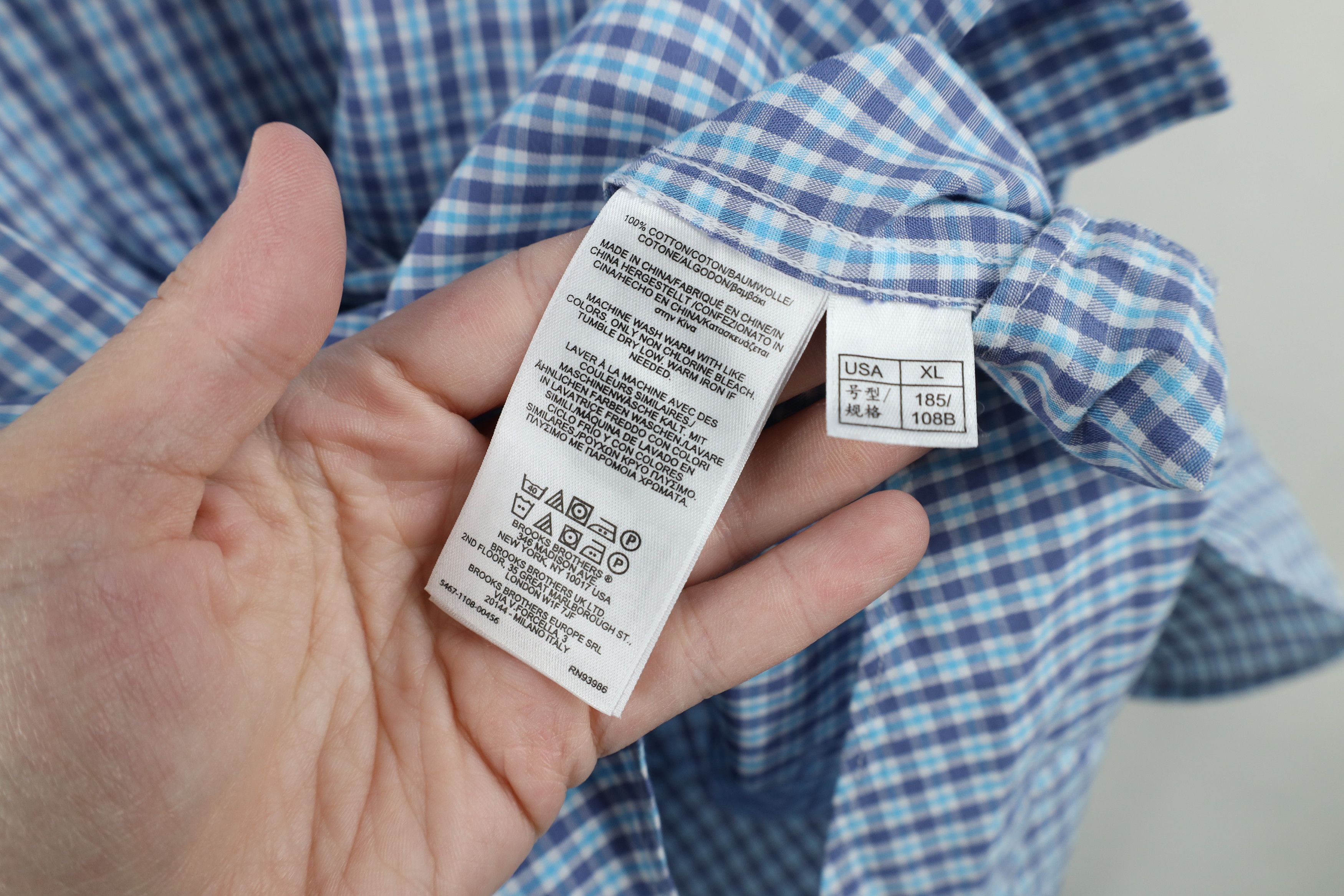 Brooks Brothers Vintage 90s Brooks Brothers Cotton Button Down Shirt OCBD Size US XL / EU 56 / 4 - 9 Thumbnail