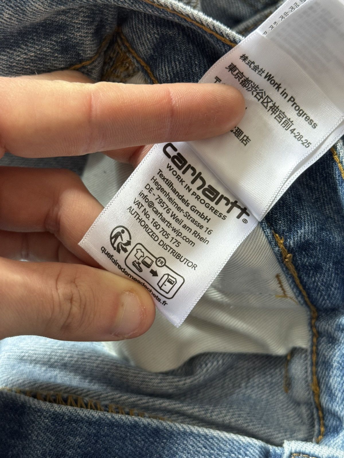 Carhartt Wip Carhartt Double Knee OG Pants Baggy Jeans New With Tags Blue Size US 32 / EU 48 - 8 Thumbnail
