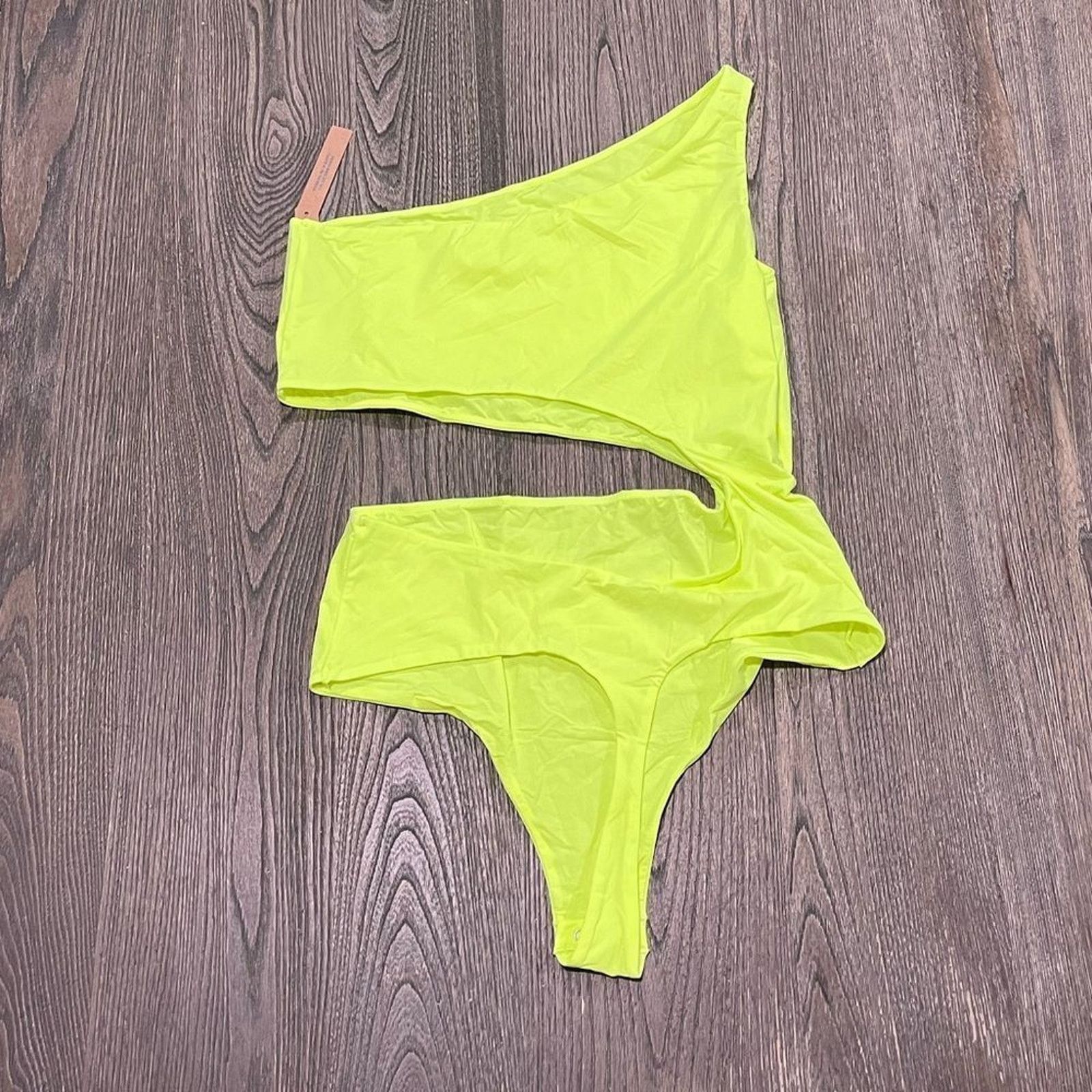 SKIMS NWT Skims Fits Everybody One Shoulder Cut Out Bodysuit 4X Size 4XL / US 24-26 - 6 Thumbnail