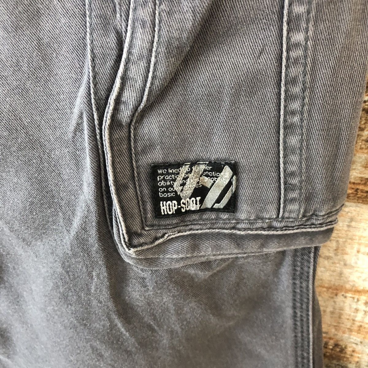 Japanese Brand DL Japanese Brand Grey Cargo Multipocket Pants #C119 Size US 32 / EU 48 - 20 Thumbnail