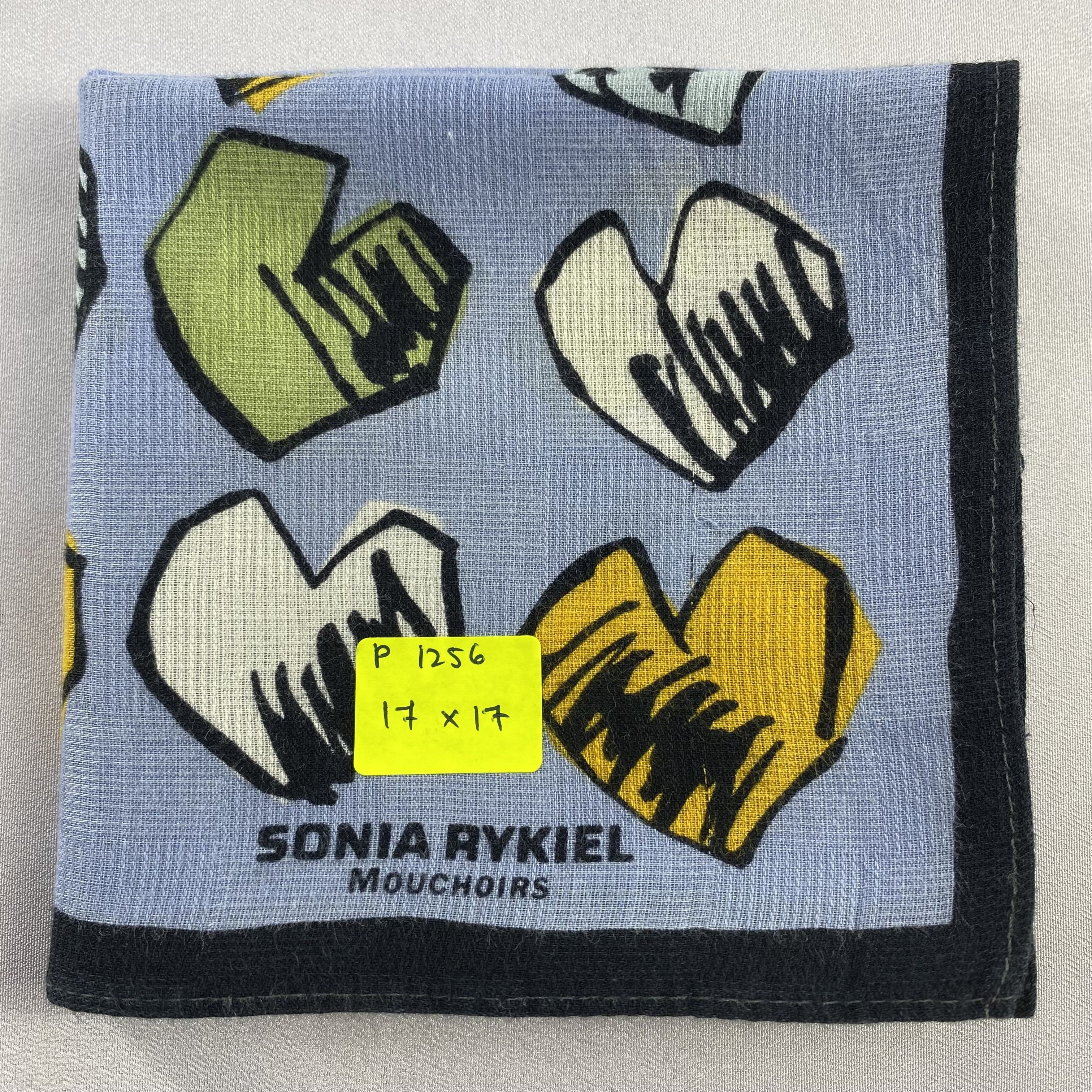 Vintage Sonia Rykiel Bandana/ Handkerchief / Neckerchief-P1256 Size ONE SIZE - 5 Thumbnail