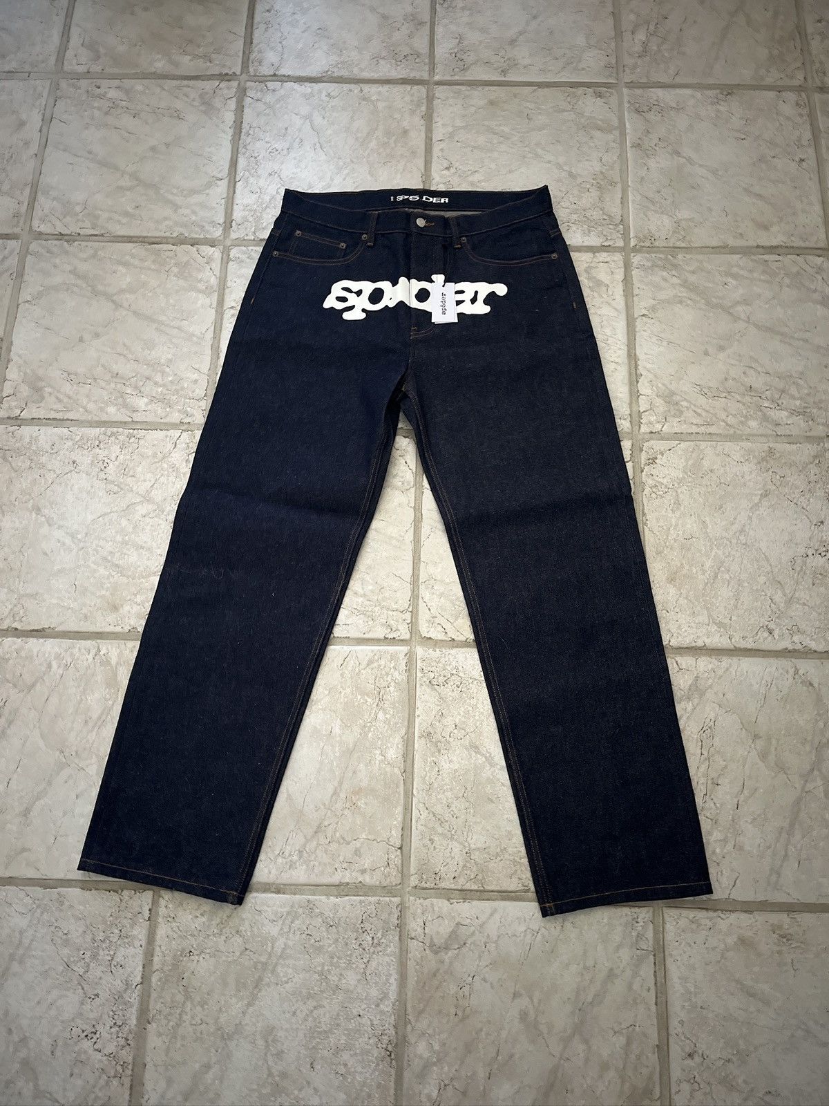 Sp5der Sp5der Raw Denim Jeans Size US 34 / EU 50 - 1 Thumbnail