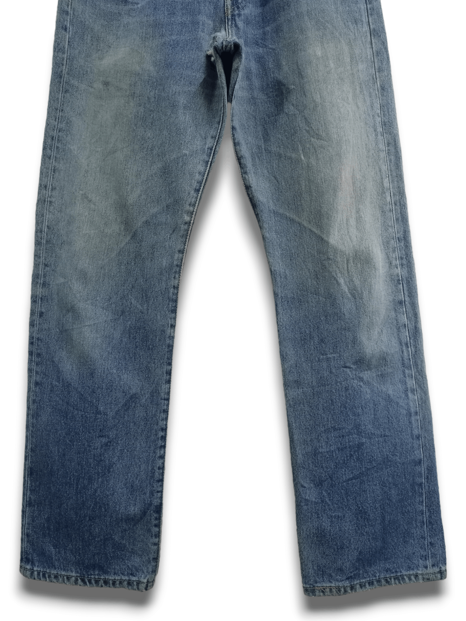 Levi's Vintage 90s Levis 501 Blue Wash Distressed Baggy Jeans 32x31 Size US 32 / EU 48 - 6 Thumbnail