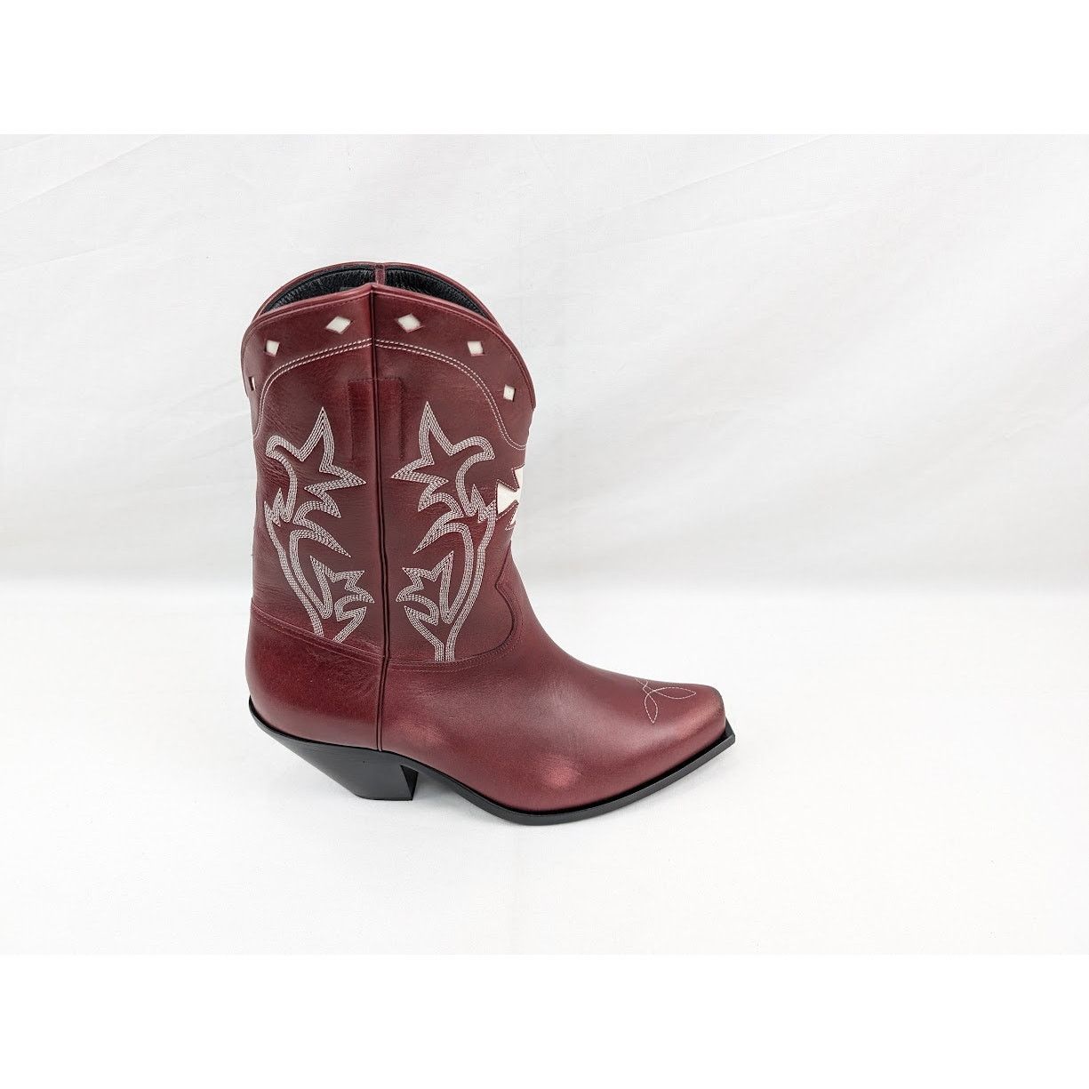 Enfants Riches Deprimes o1rshd1 Swiss Cowboy Boots Cow Glazed in Vintage Red/Cream Size US 11 / EU 44 - 1 Thumbnail