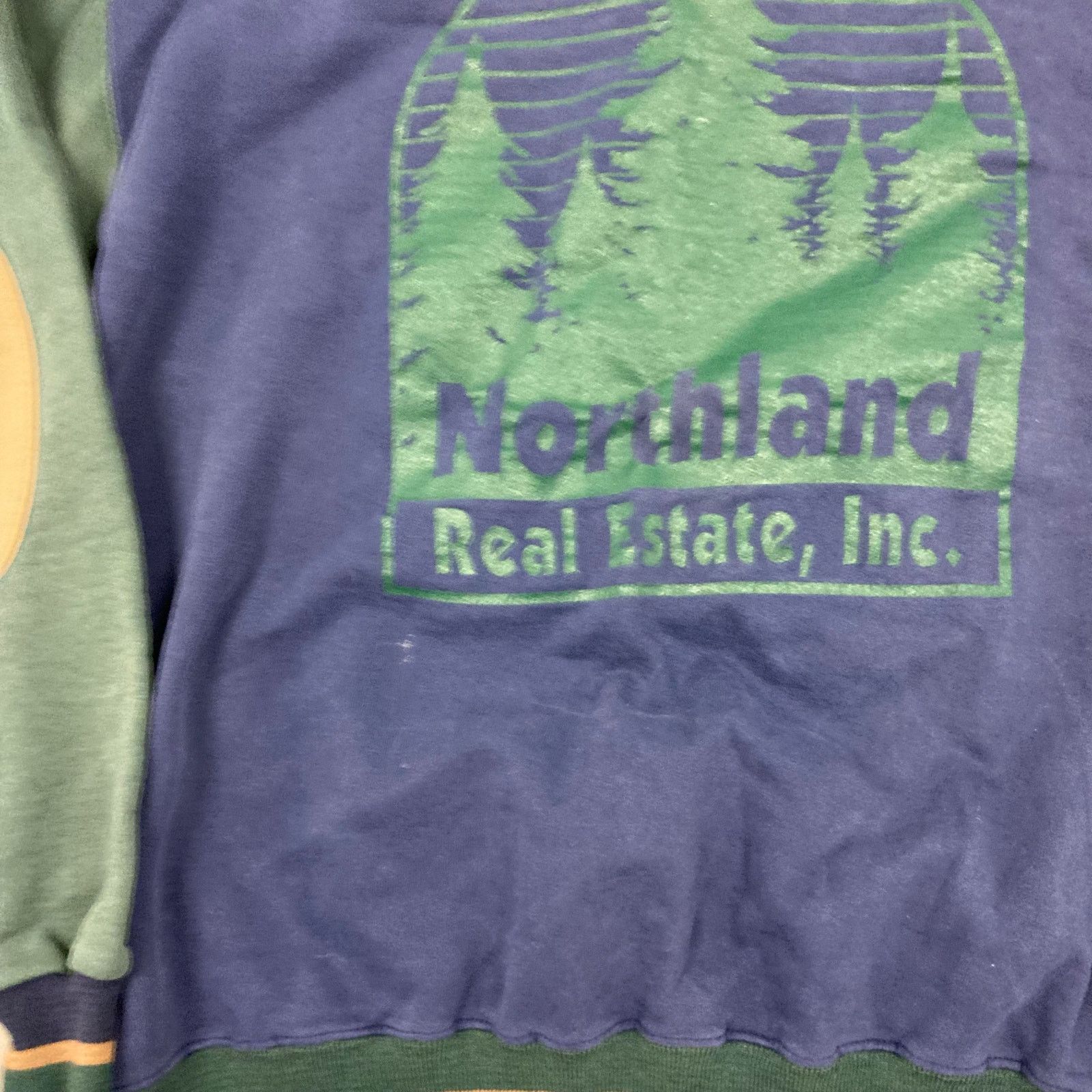 Vintage vintage 90s patchwork graphic sweatshirt Size US L / EU 52-54 / 3 - 4 Thumbnail