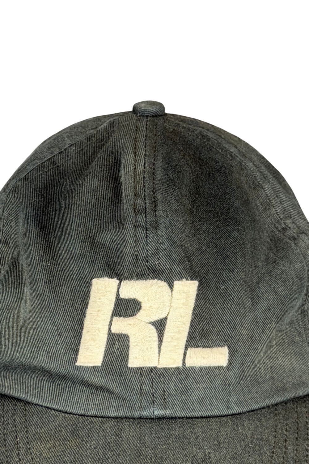 Polo Ralph Lauren Vintage Polo Jeans Co RL Logo Faded Cap Distressed Workwear Size ONE SIZE - 7 Thumbnail