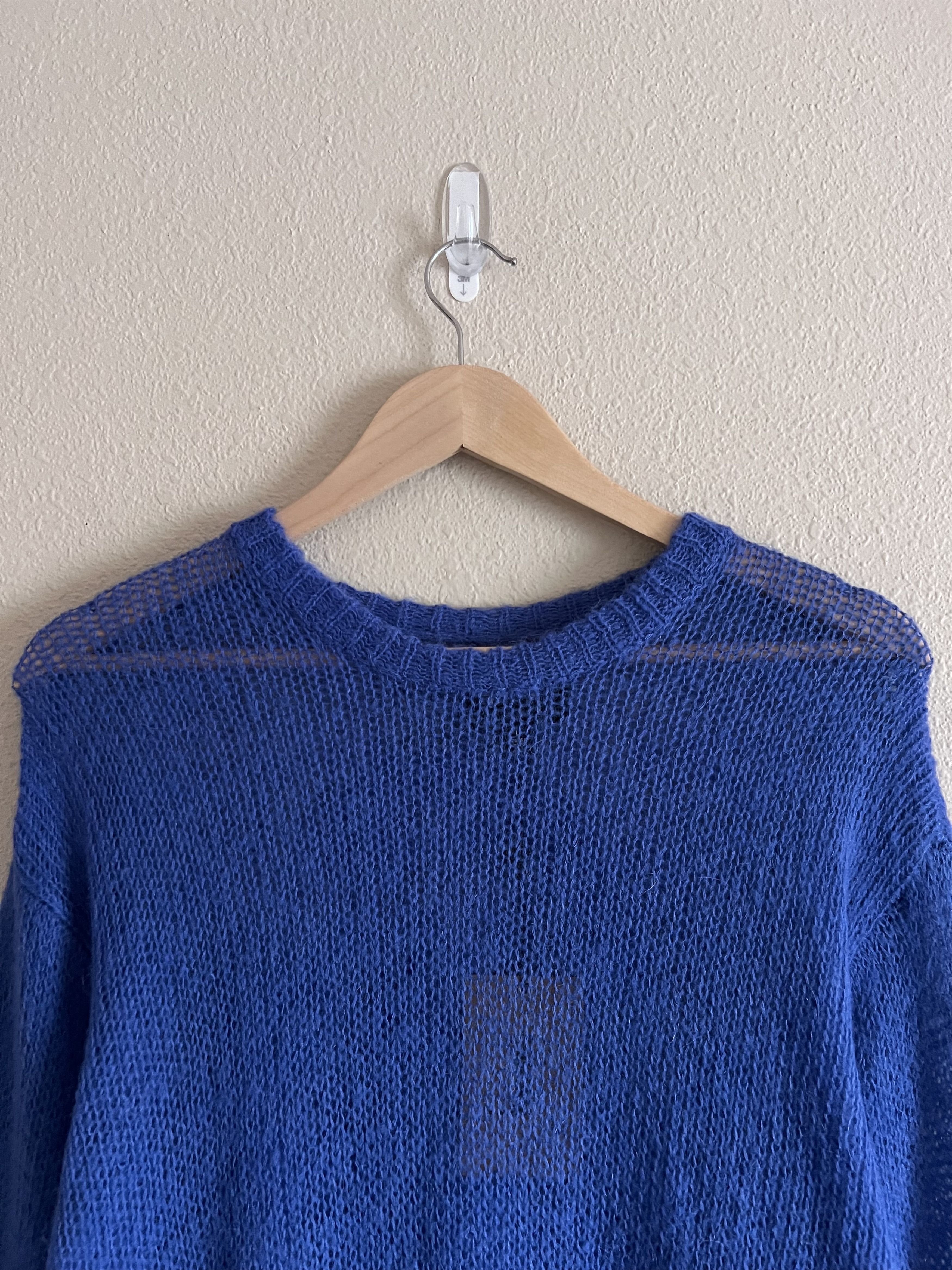 Stussy Stussy S Loose Knit Sweater in Blue Size US L / EU 52-54 / 3 - 4 Thumbnail