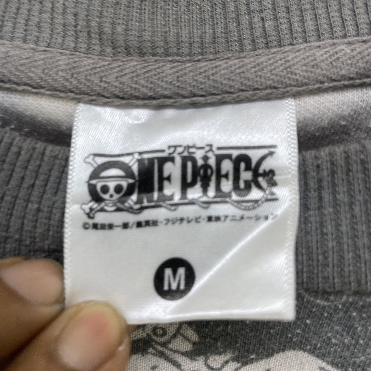 Anime × Cartoon Network Vintage Anime One Piece Full Print Sweatshirt Pullover Size US S / EU 44-46 / 1 - 6 Thumbnail