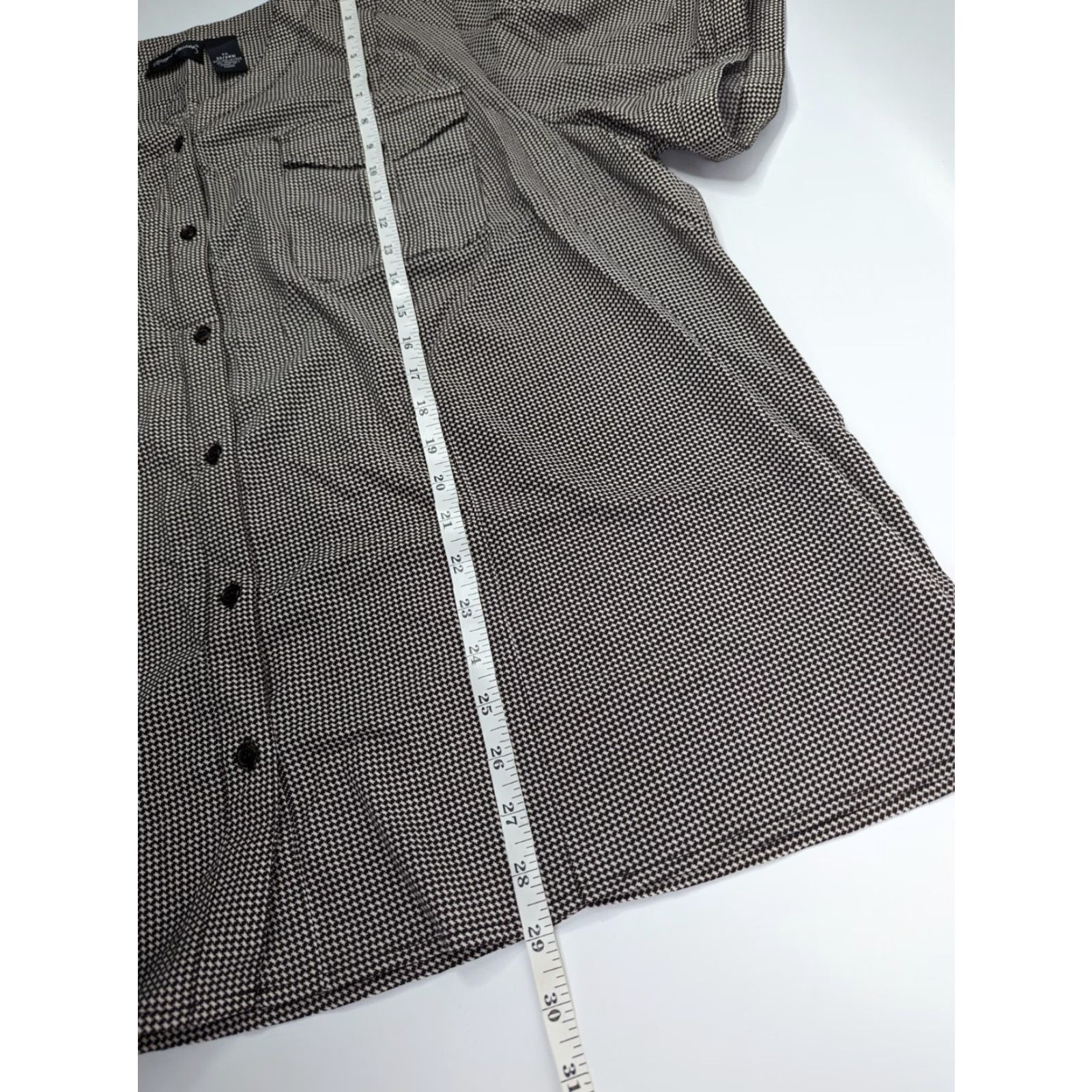 Vintage NWT Maggie Barnes Shirt Womens 2X 22/24 Black Houndstooth Pockets Short Sleeve Size XXL / US 16-18 / IT 52-54 - 4 Thumbnail