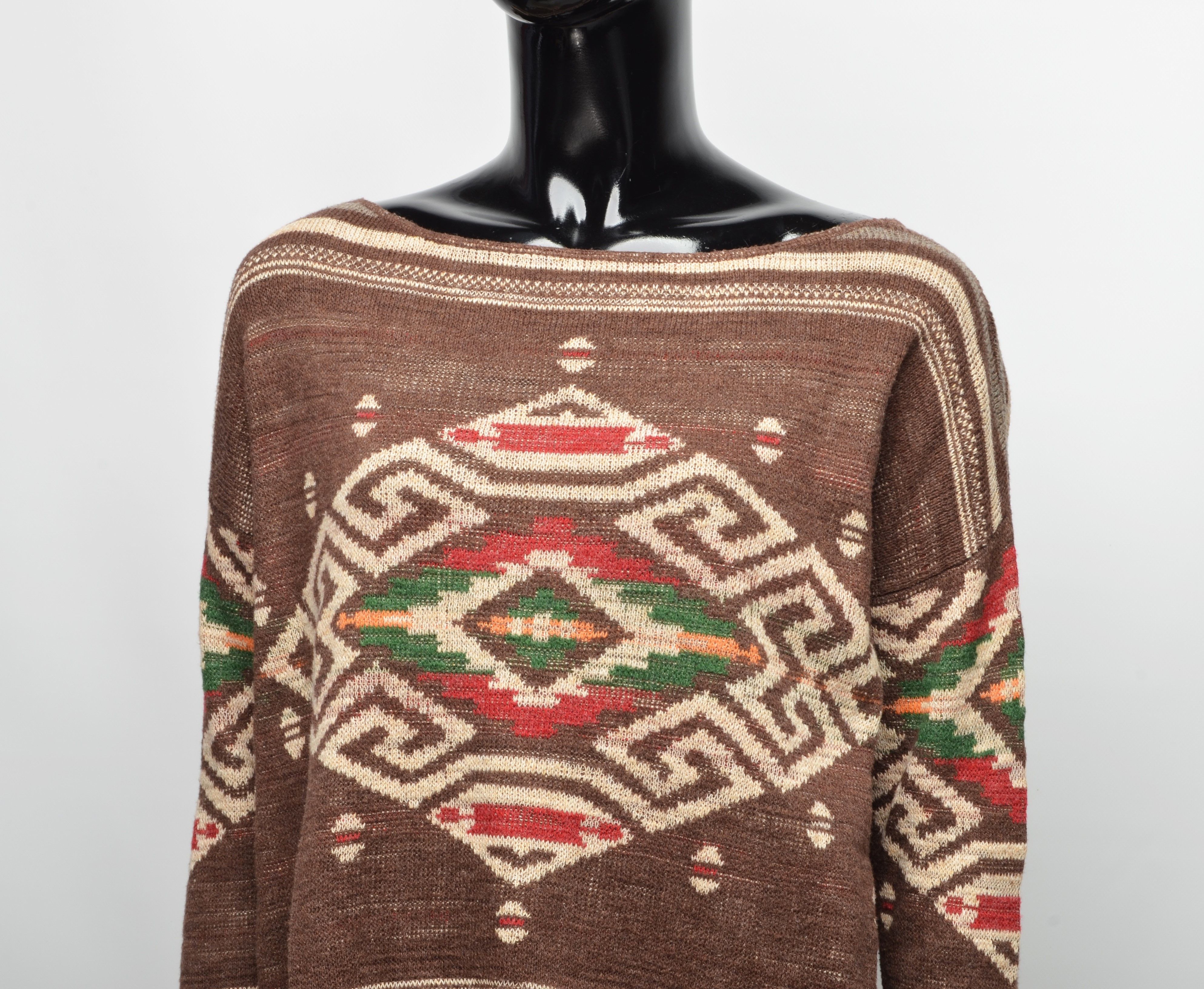 Denim & Supply Ralph Lauren Ralph Lauren Denim Supply Aztec Sweater Jumper Size S / US 4 / IT 40 - 2 Thumbnail