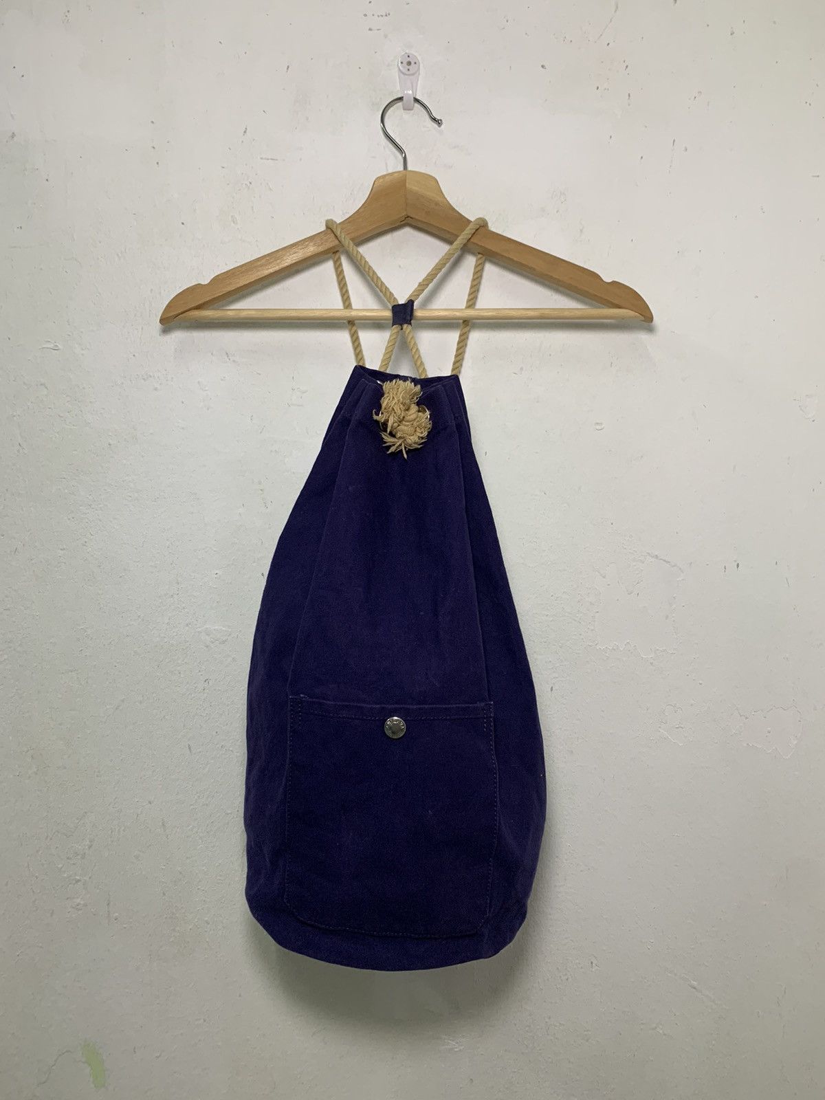 Ichizawa Shinzaburo Hanpu × Japanese Brand RARE Ichizawa Shinzaburo Hanpu Canvas Bucket Bag Size ONE SIZE - 3 Thumbnail