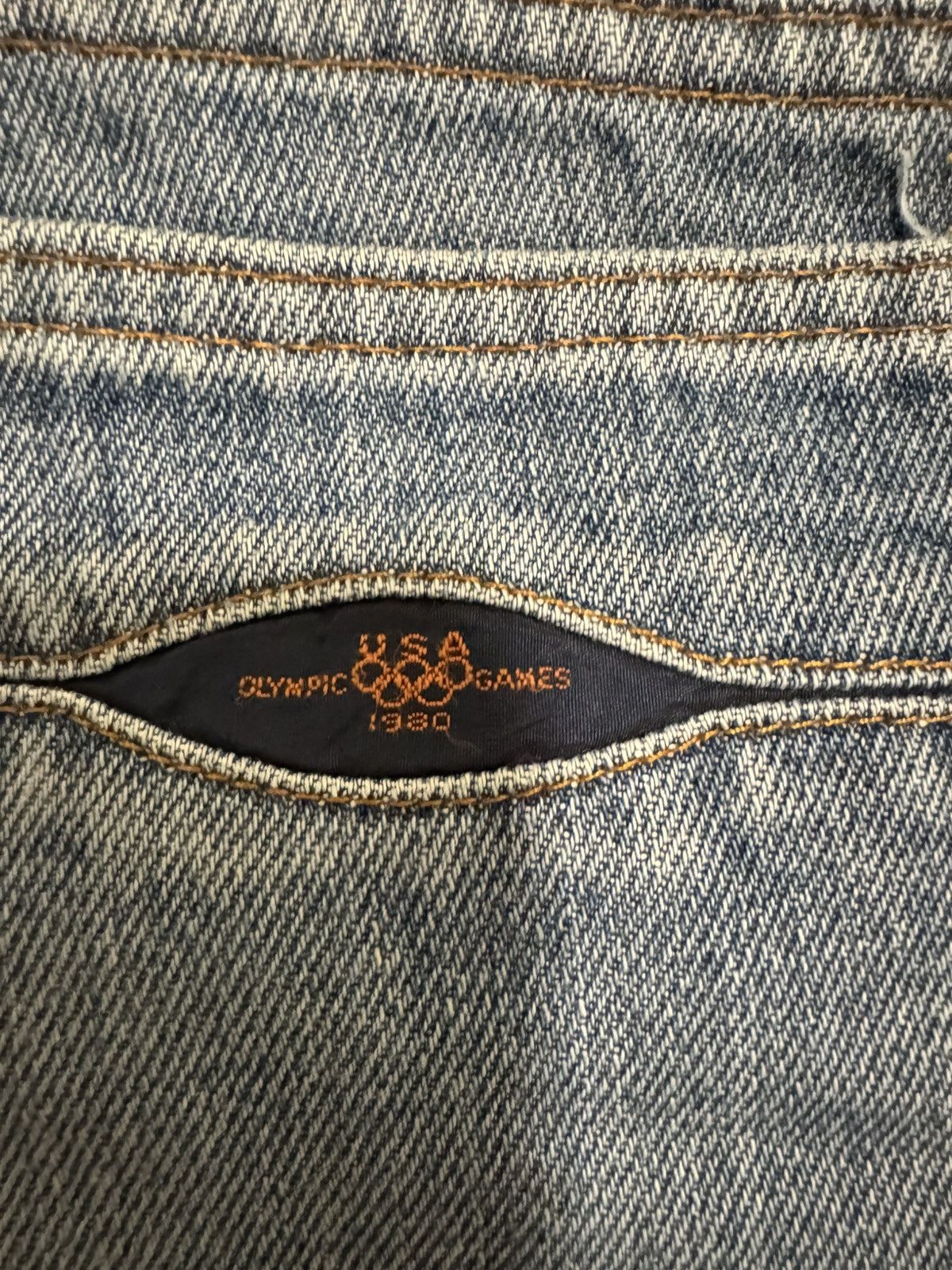 Levi's Vintage Clothing Vintage Levi Strauss - 1980 USA Olympic Games Jeans Size US 33 - 2 Thumbnail