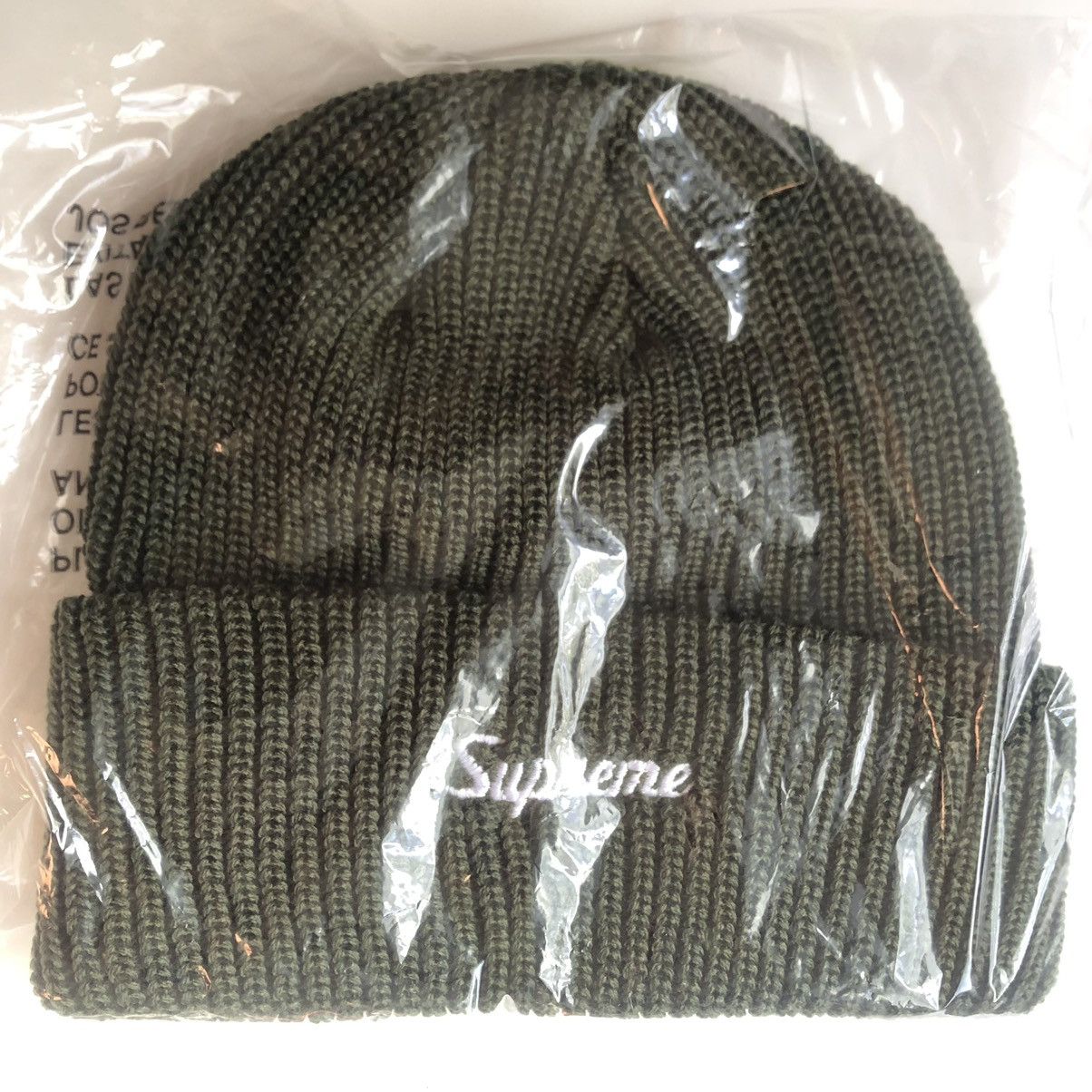 Supreme Supreme FW24 Loose Gauge Beanie OLIVE Size ONE SIZE - 1 Thumbnail