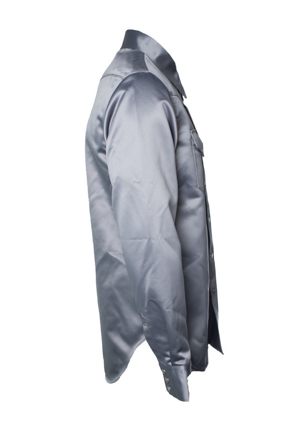 Acne Studios Acne studios, Satin western shirt in grey Size US L / EU 52-54 / 3 - 4 Thumbnail