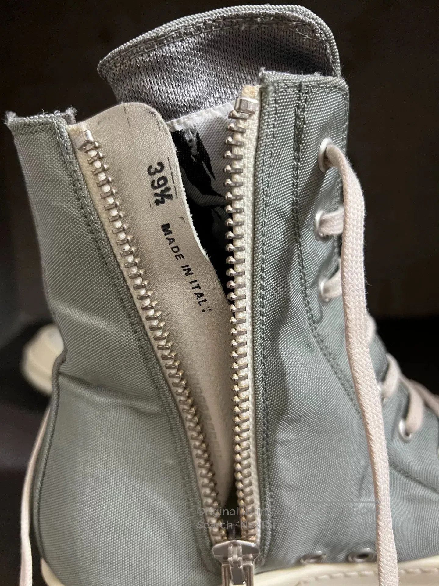 Rick Owens Rick Owens Sample Blue Satin High. Size US 6.5 / EU 39-40 - 6 Thumbnail
