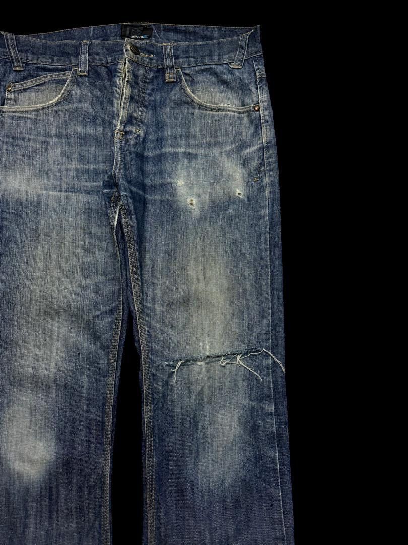 Rip Curl Vintage 90s Rip Curl Thrashed Faded Distressed Rare Seasons Size US 33 - 5 Thumbnail