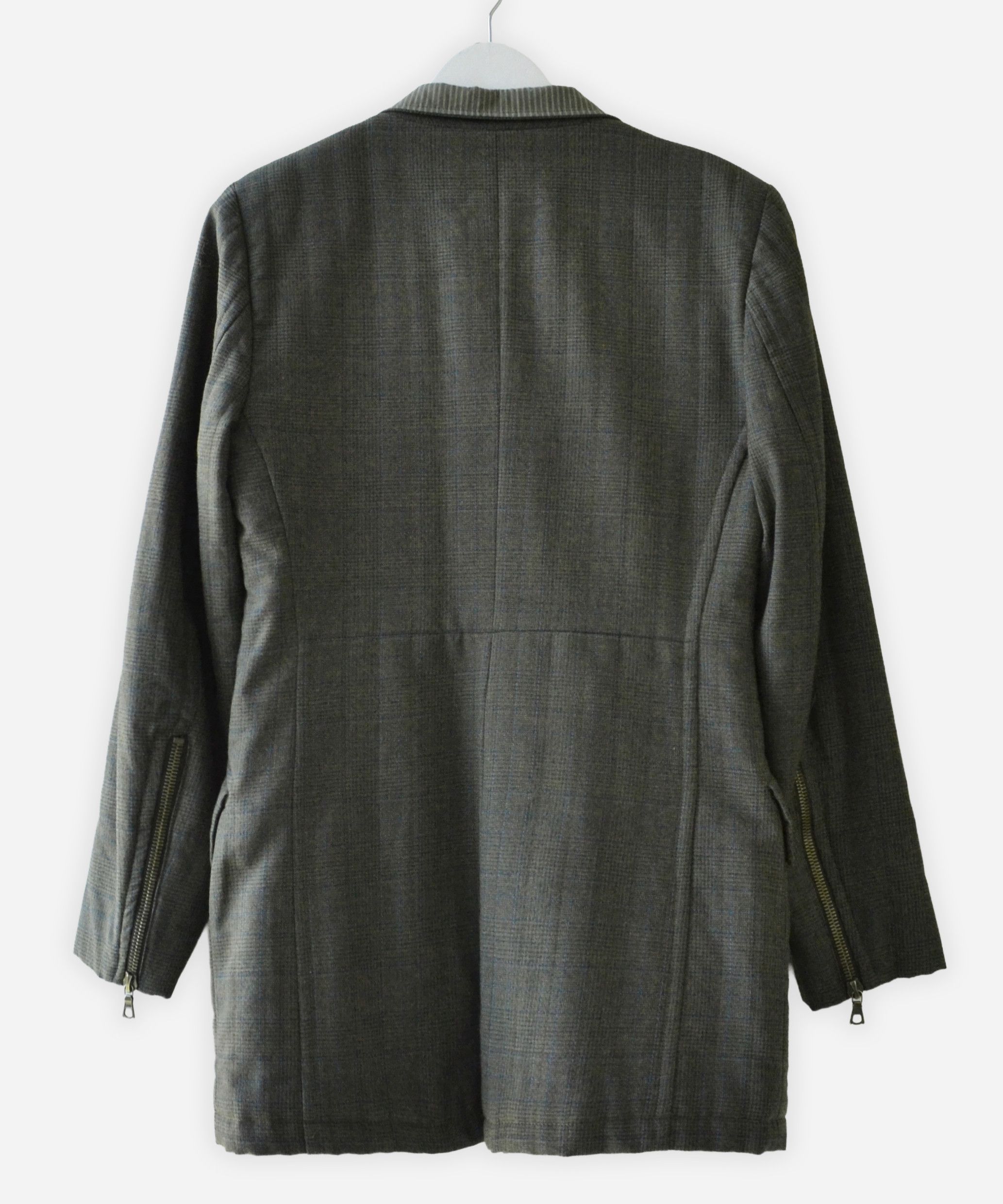 Dries Van Noten 🔴 DRIES VAN NOTEN Coat Heavy Jacket Checkered Green Size 40 Size S / US 4 / IT 40 - 3 Thumbnail