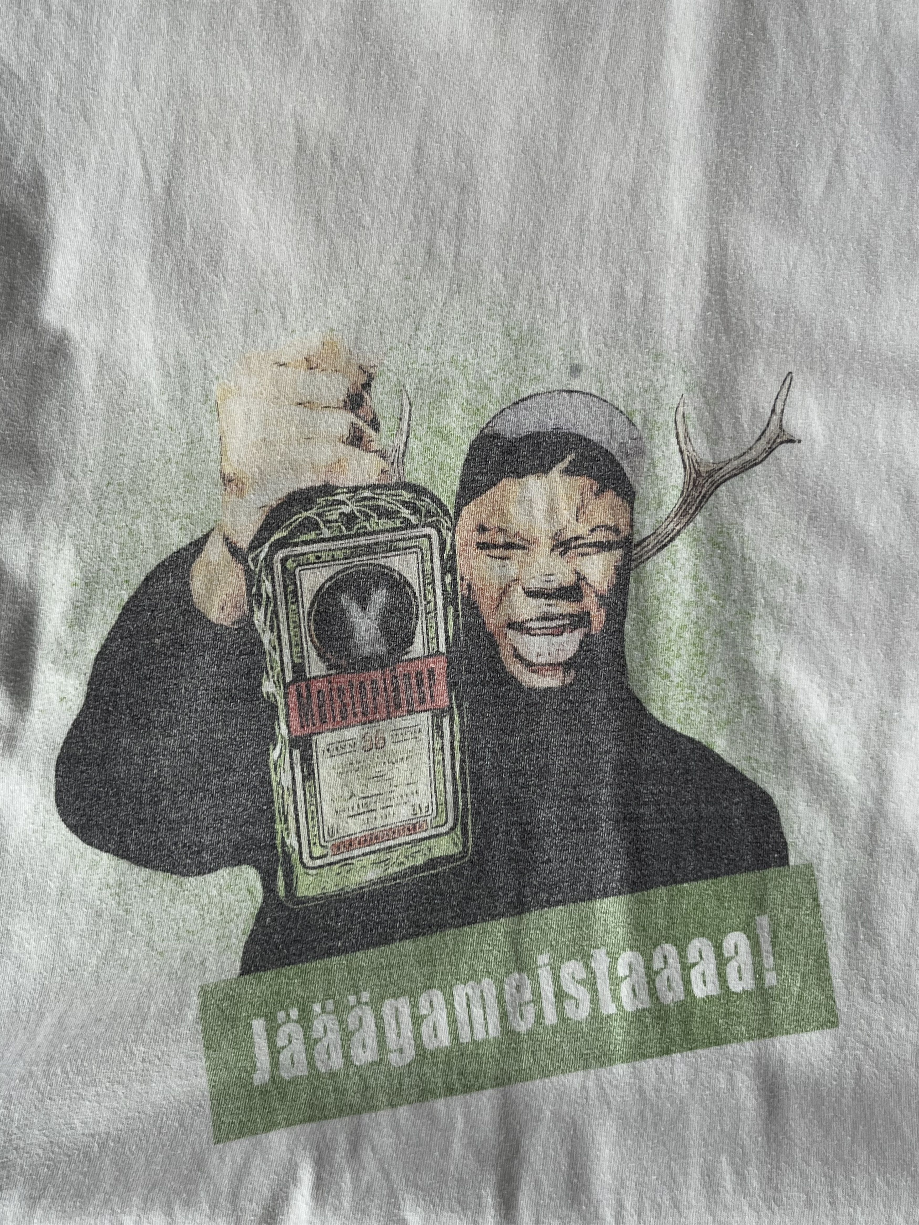 Jagermeister Vintage Tee Jagermeister BIG LOGO Streetwear Size US XL / EU 56 / 4 - 3 Thumbnail