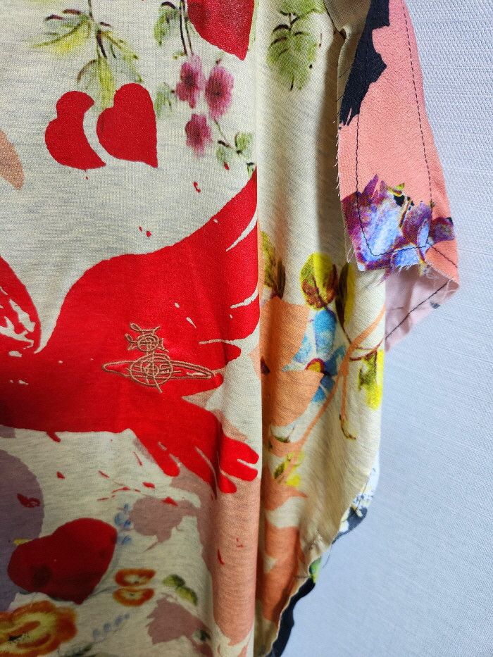 Vivienne Westwood VIVIENNE WESTWOOD 2 different fabrics Double square t shirt Size ONE SIZE - 2 Thumbnail