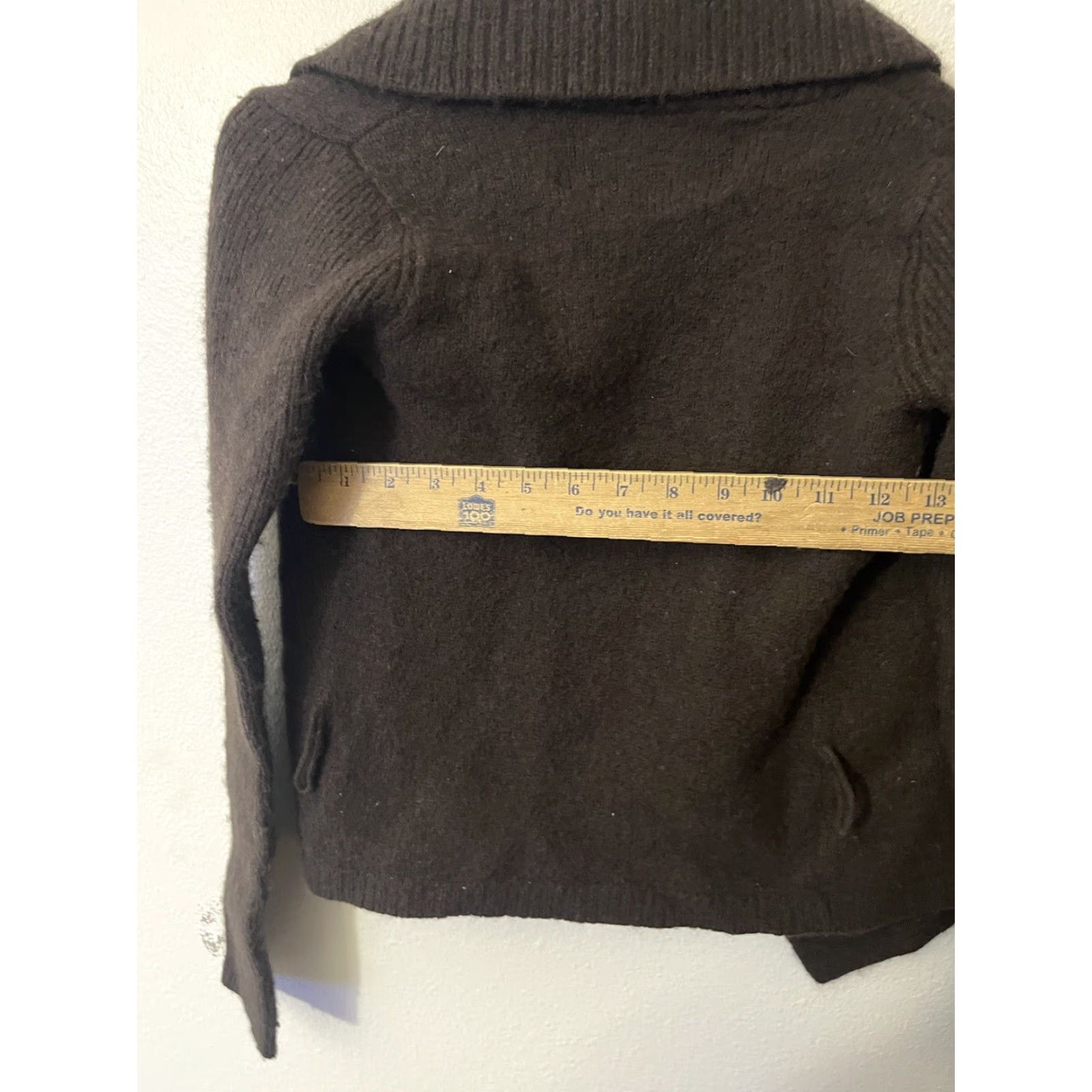 Abercrombie & Fitch VINTAGE Abercrombie & Fitch Women's Sweater Cardigan Open Alpaca Wool Large Brown Size L / US 10 / IT 46 - 5 Thumbnail