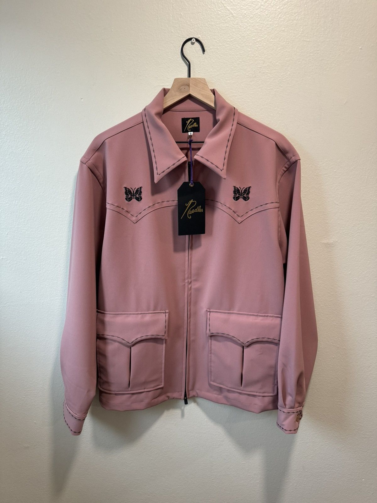 Needles Needles Western Sport Jacket Pink | Grailed