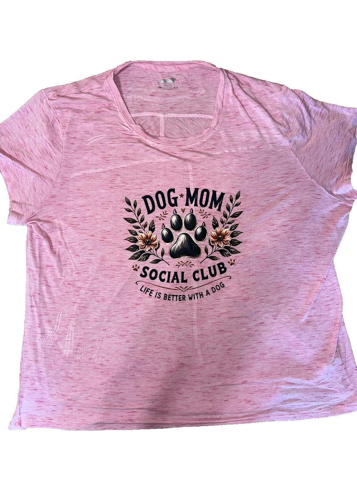 Avia “DOG MOM SOCIAL CLUB – Life Is Better With a Dog” XXXL Size 3XL / US 20-22 - 1 Thumbnail