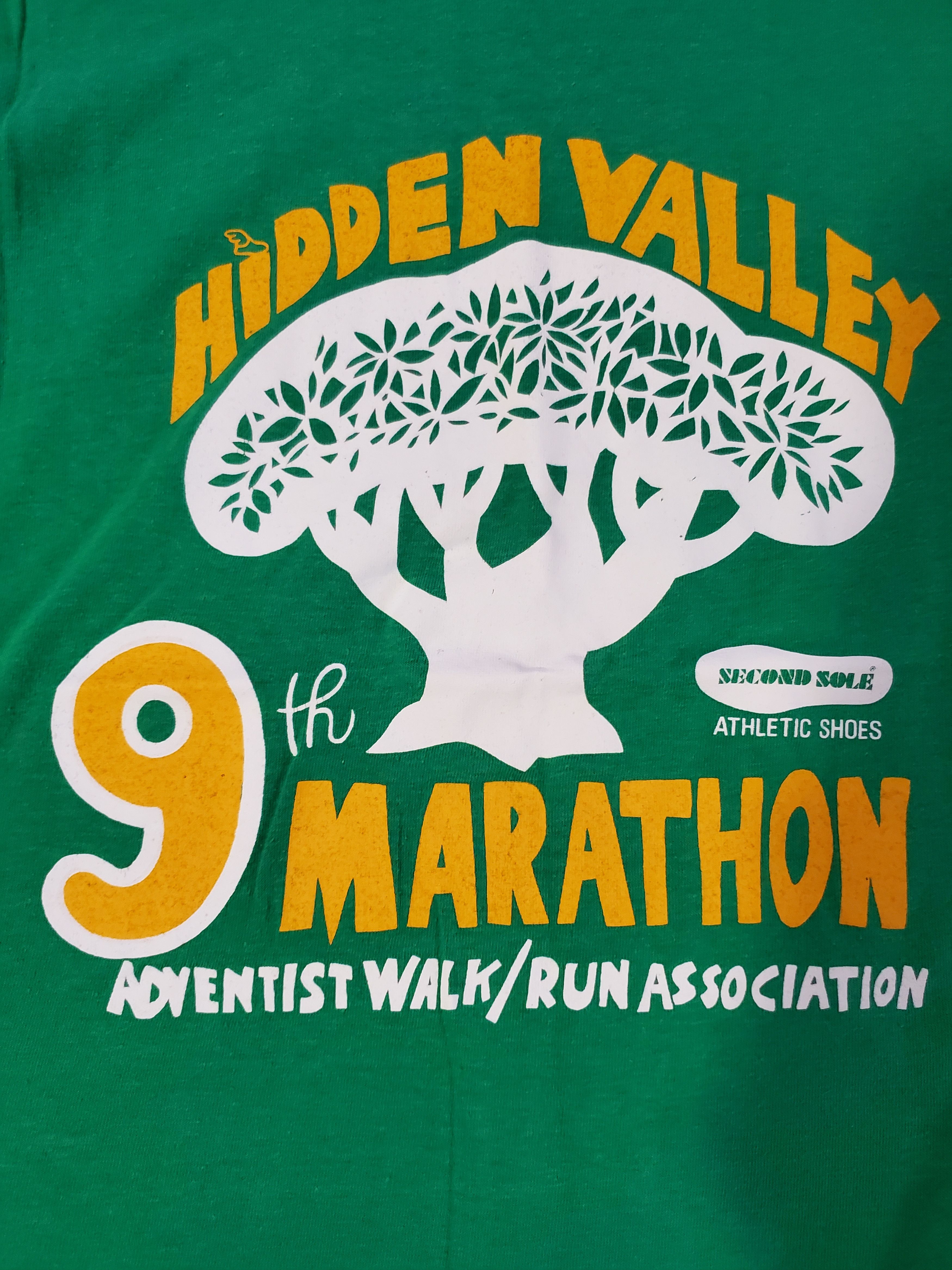 Vintage Vintage hidden valley 1984 9th marathon second sole Size US S / EU 44-46 / 1 - 7 Thumbnail