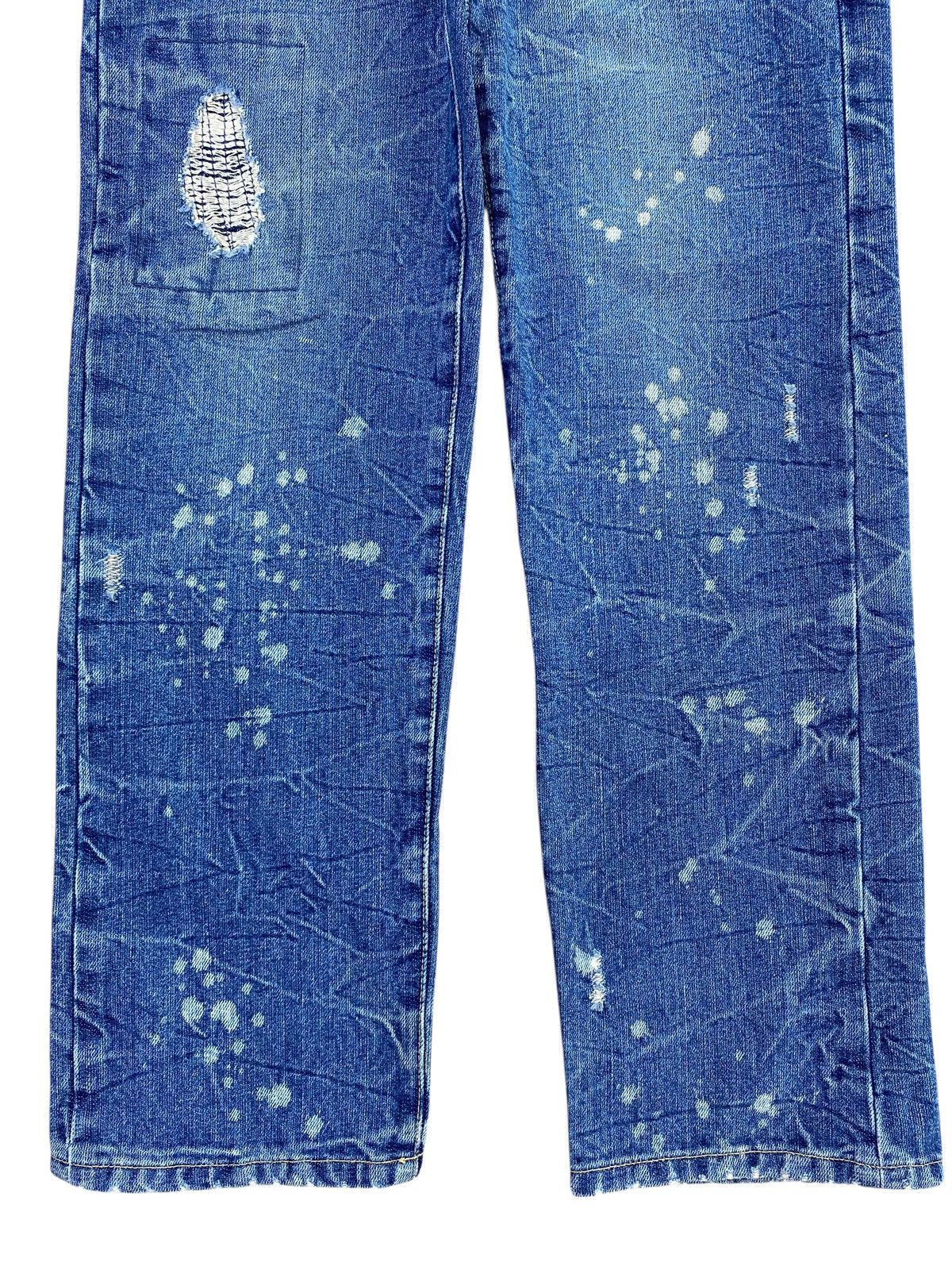 Japanese Brand Japanese Brand Splatter Paint Style Loose Jeans Size US 30 / EU 46 - 9 Thumbnail
