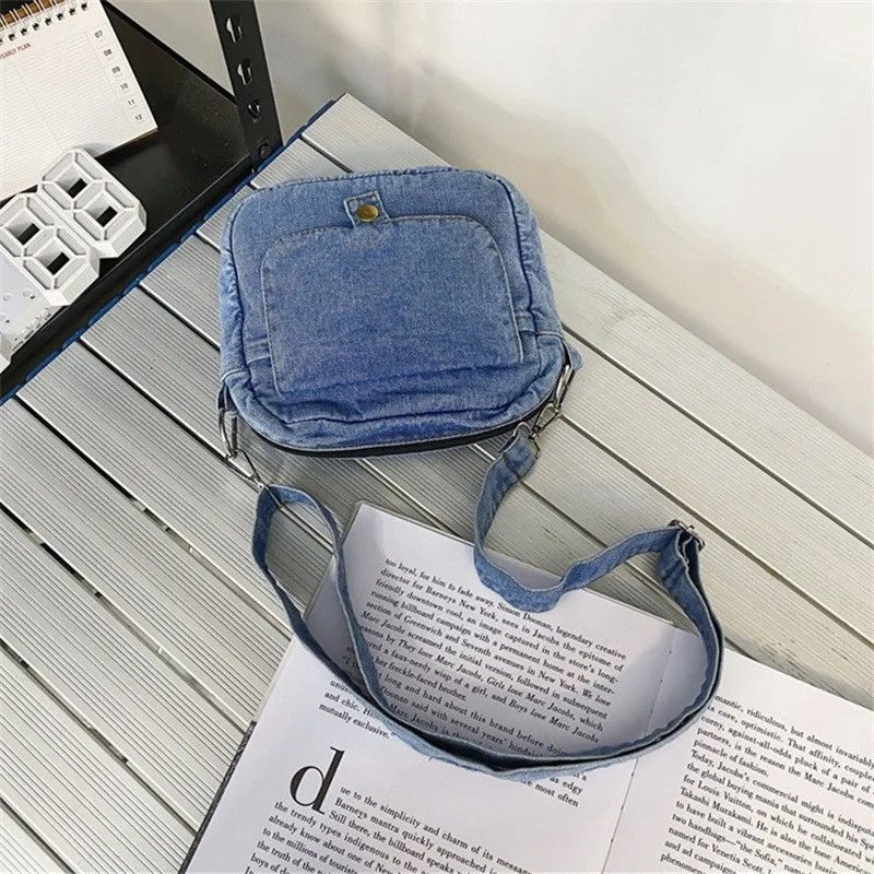 Japanese Brand Denim Crossbody Bag Size ONE SIZE - 3 Thumbnail