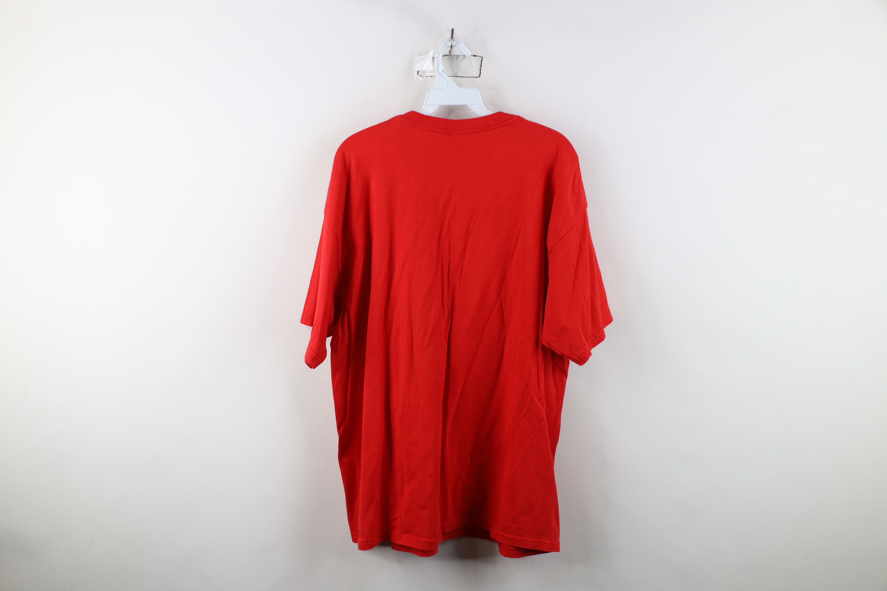 Vintage Vintage Y2K Ohio State University T-Shirt Red Football Size US XL / EU 56 / 4 - 9 Thumbnail