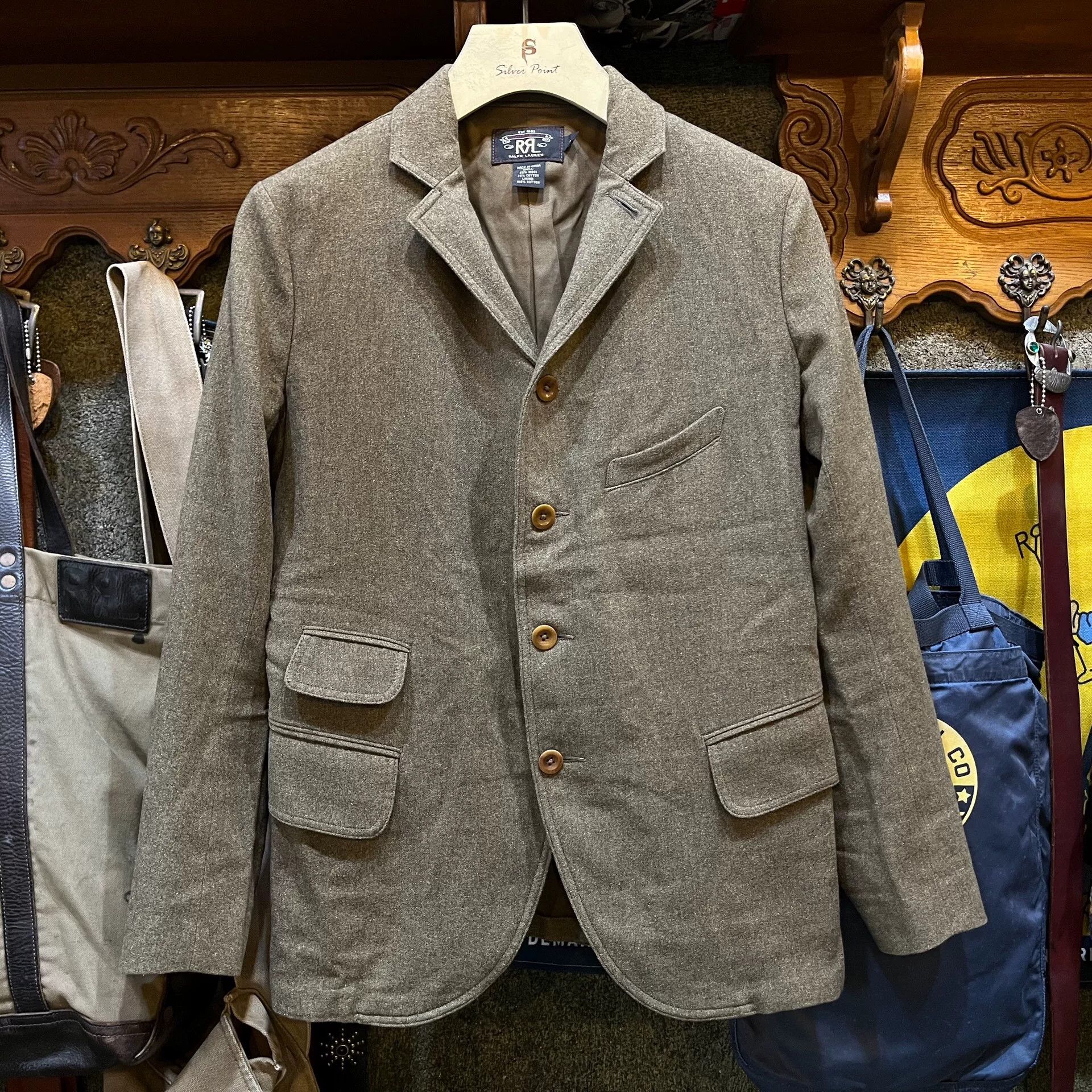 RRL Ralph Lauren RRL Wool Suit Jacket by Ralph Lauren Size US S / EU 44-46 / 1 - 1 Thumbnail