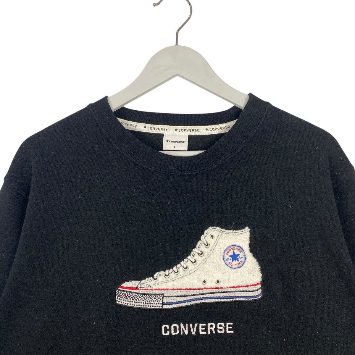 Other Vintage Converse All Star Big Printed Crewneck Sweatshirt Size US L / EU 52-54 / 3 - 4 Thumbnail
