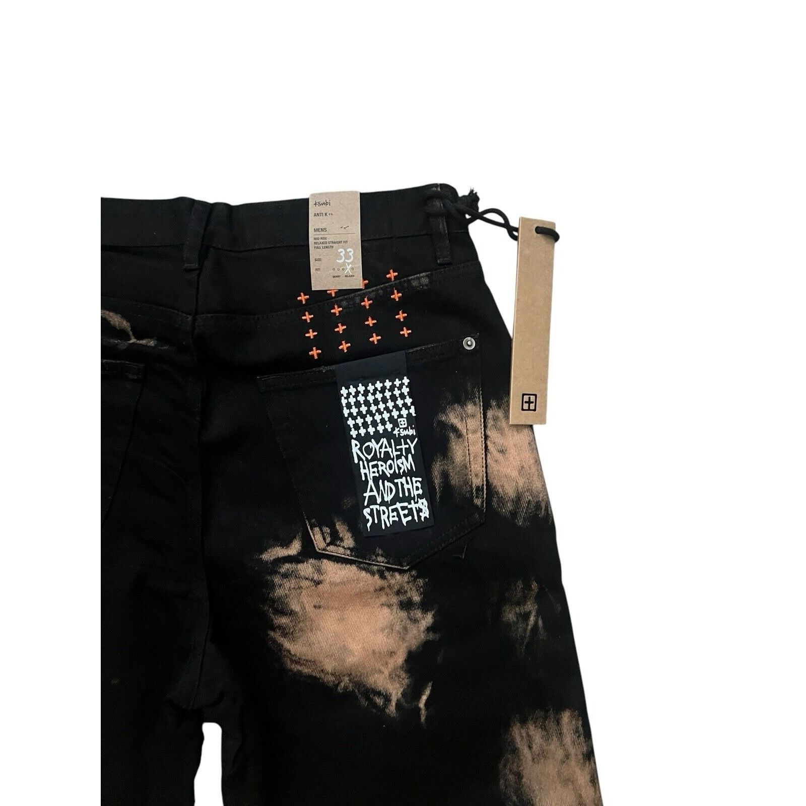 Ksubi Ksubi Jeans Mens Anti K++ Straight Hellfire Black Size 33/32 Size US 33 - 6 Thumbnail
