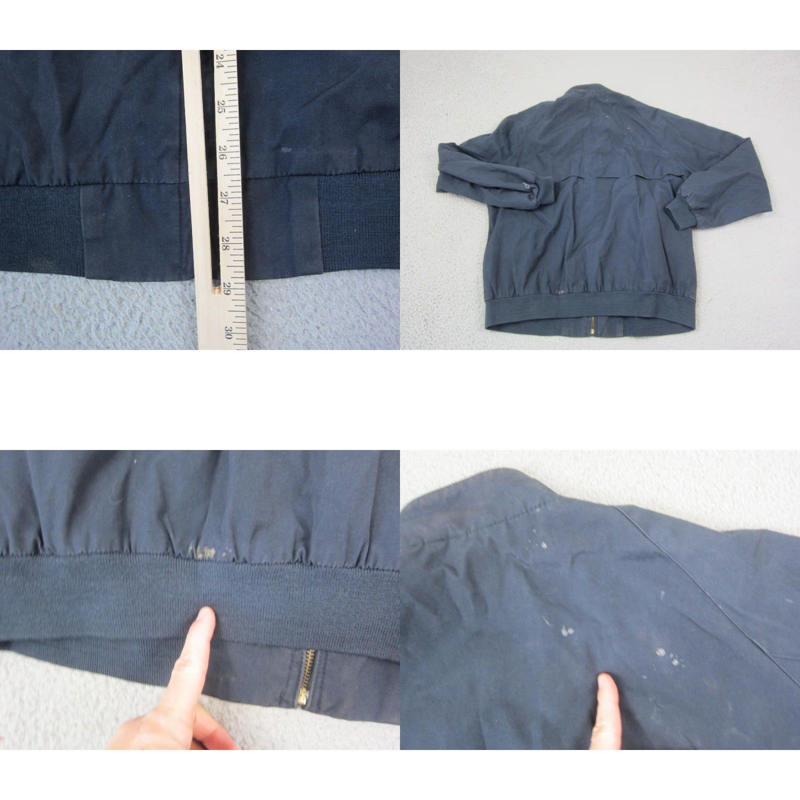 Izod VINTAGE IZOD Jacket Mens M Blue Bomber Full Zip Plaid Lined 90s Classic Preppy Mens Size US M / EU 48-50 / 2 - 8 Thumbnail
