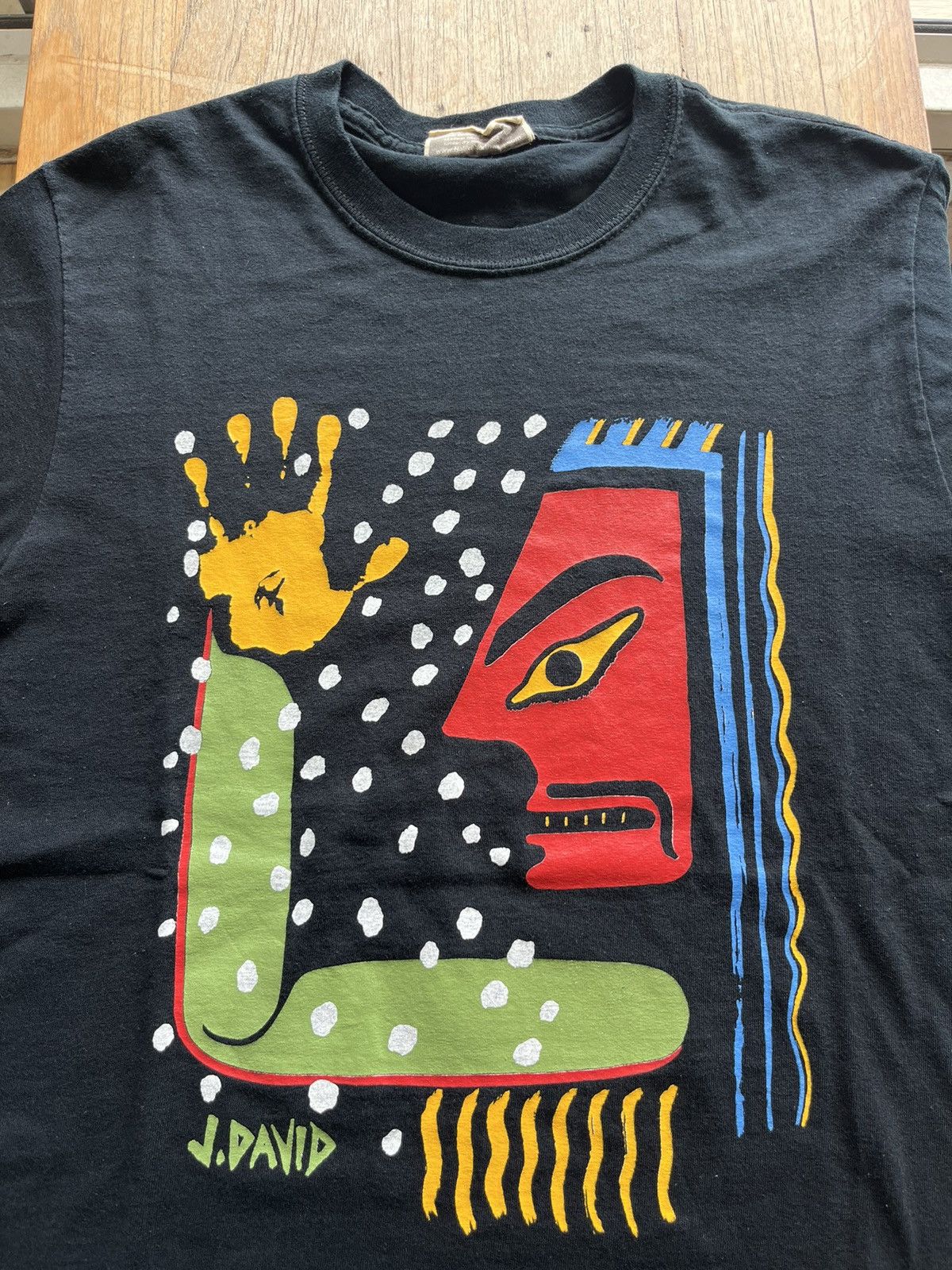 Vintage Vintage J.DAVID Art design Tshirt Size US XS / EU 42 / 0 - 3 Thumbnail