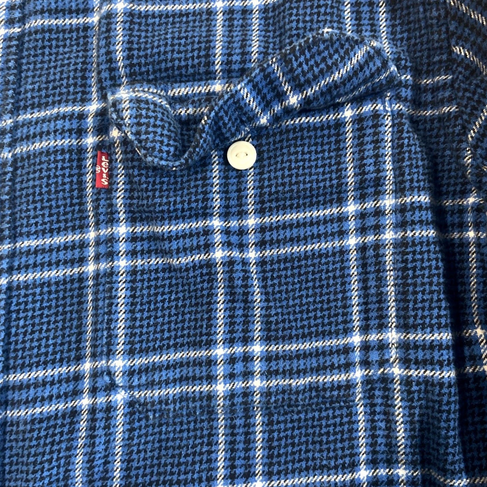 Levi's VINTAGE Levi’s Jackson Worker Men's Flannel Shirt Relaxed Heavyweight Plaid Long Sleeve Blue Size L Size US L / EU 52-54 / 3 - 2 Thumbnail