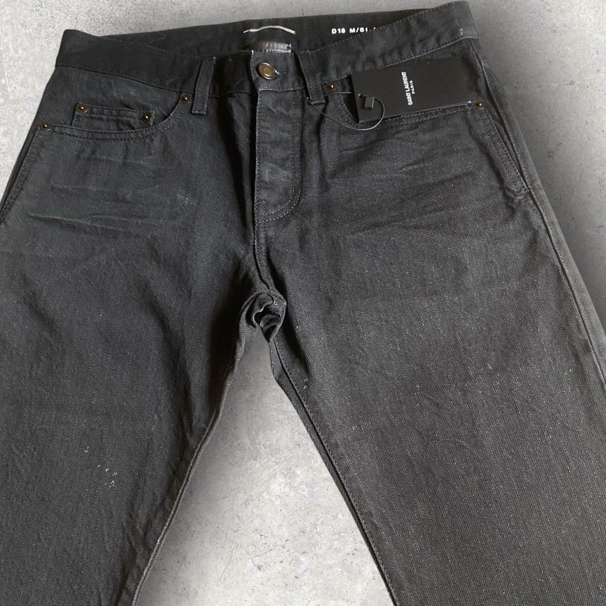 Saint Laurent Paris SLP D18 Low Waist Slim Fit Jeans Size US 29 - 2 Thumbnail