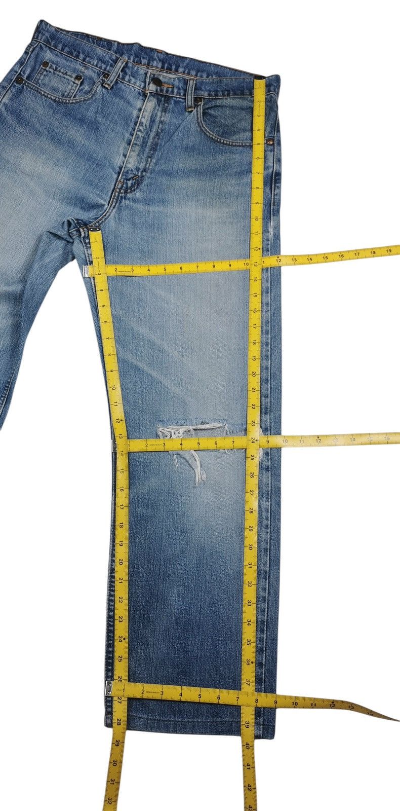 Levi's Vintage Levis 512-0217 Distressed Denim Jeans Size US 33 - 11 Thumbnail