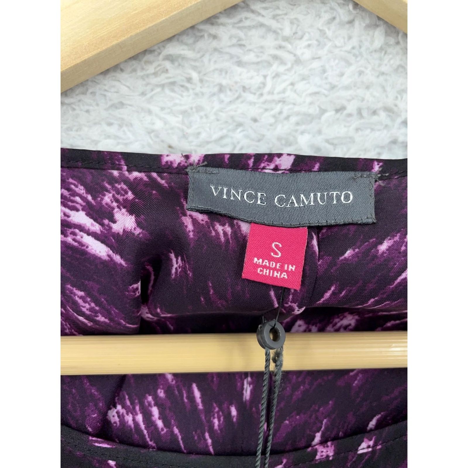 Vince Camuto Vince Camuto Blouse Top Women's Small Dolman Sleeve Purple Sweet Plum Dolman Sleeve Shirt Womens Small Purple Casual Travel Regular Womens Size S / US 4 / IT 40 - 6 Thumbnail