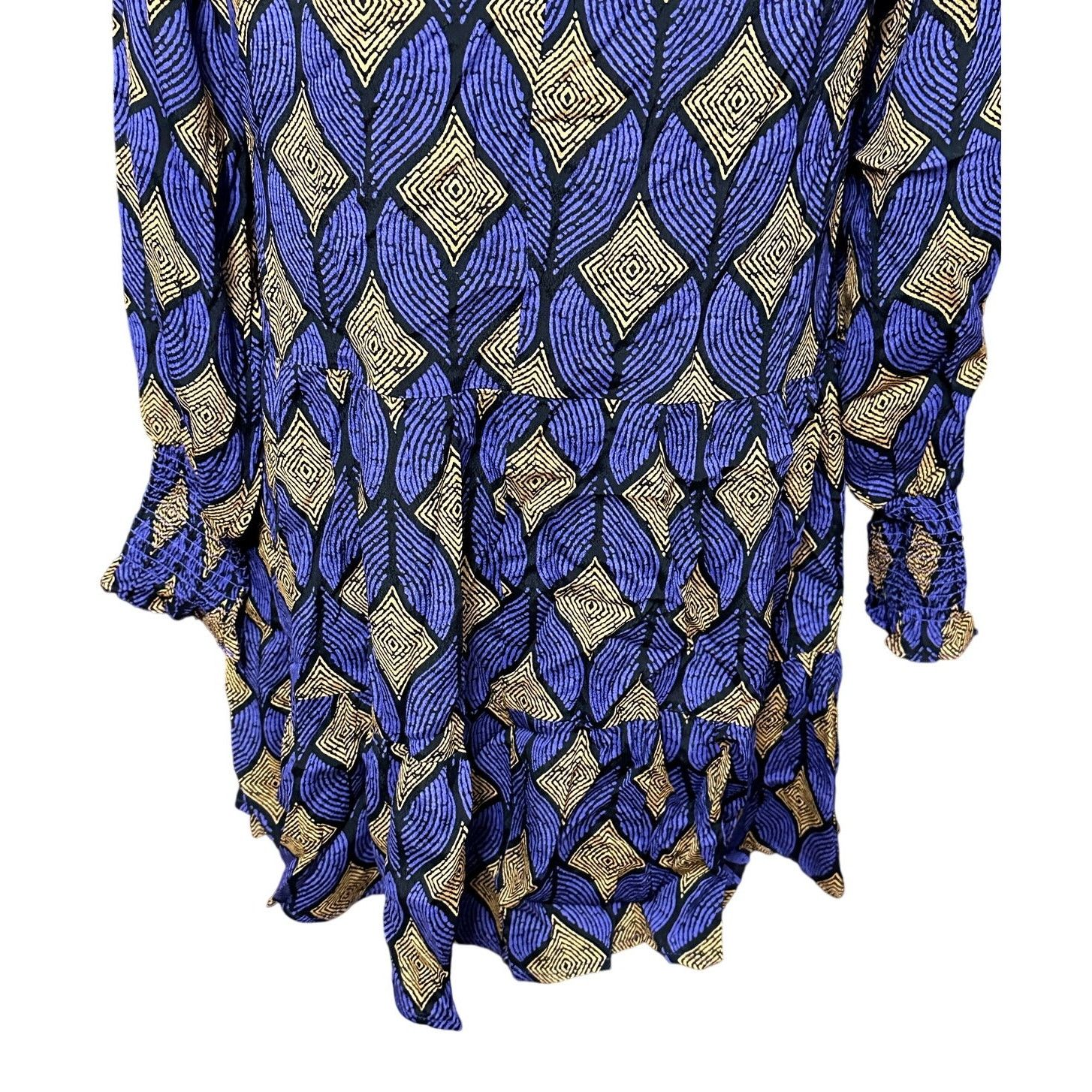 Other Melloday Mini Dress Geometric High Neck Purple Orange XS Size XS / US 0-2 / IT 36-38 - 7 Thumbnail