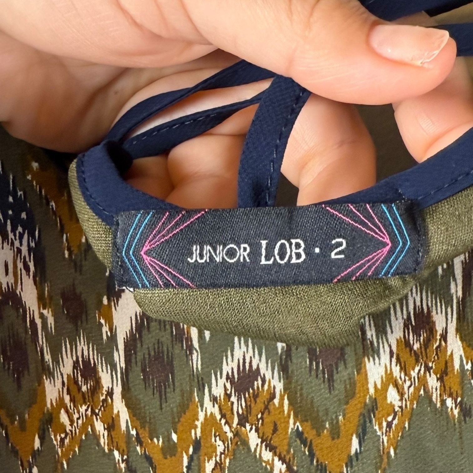 Other Junior LOB Boho-Chic Tunic Women's M Crisscross Back Size M / US 6-8 / IT 42-44 - 3 Thumbnail