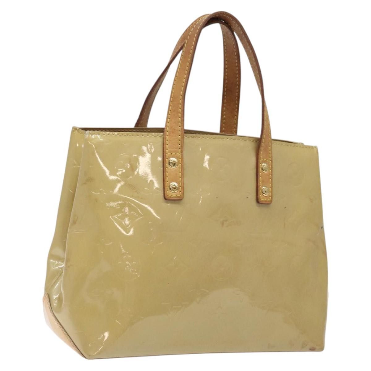 Louis Vuitton LOUIS VUITTON Monogram Vernis Reade PM Hand Bag Beige M91334 Size ONE SIZE - 1 Thumbnail