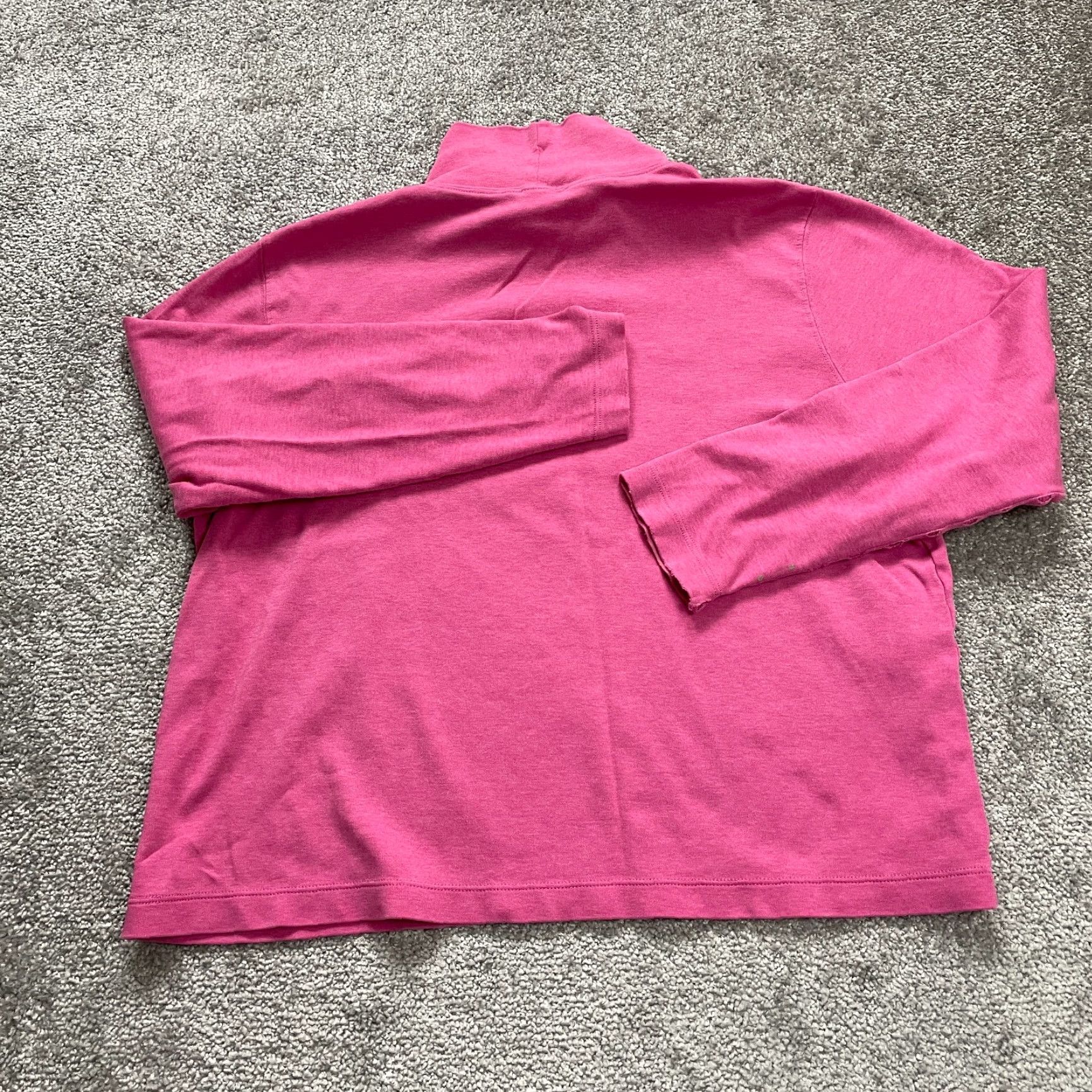Lands' End Lands' End Women's Pink Sweater Large Knit Pullover Long Sleeve Casual Fall Spring Summer Winter Size L / US 10 / IT 46 - 2 Thumbnail